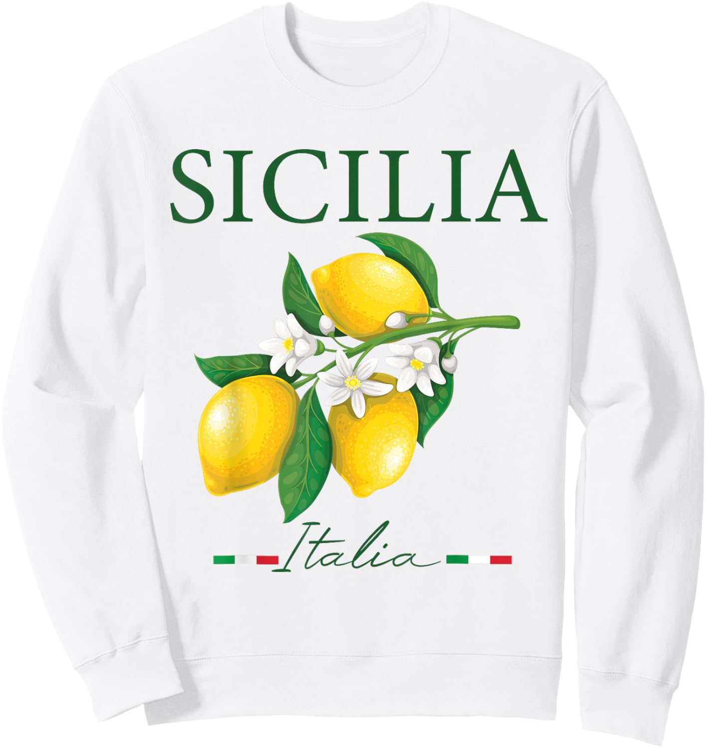 Sicilia Italia Italian Lemons Proud Sicilian Italy Lovers Sweatshirt - Sweatshirt | White