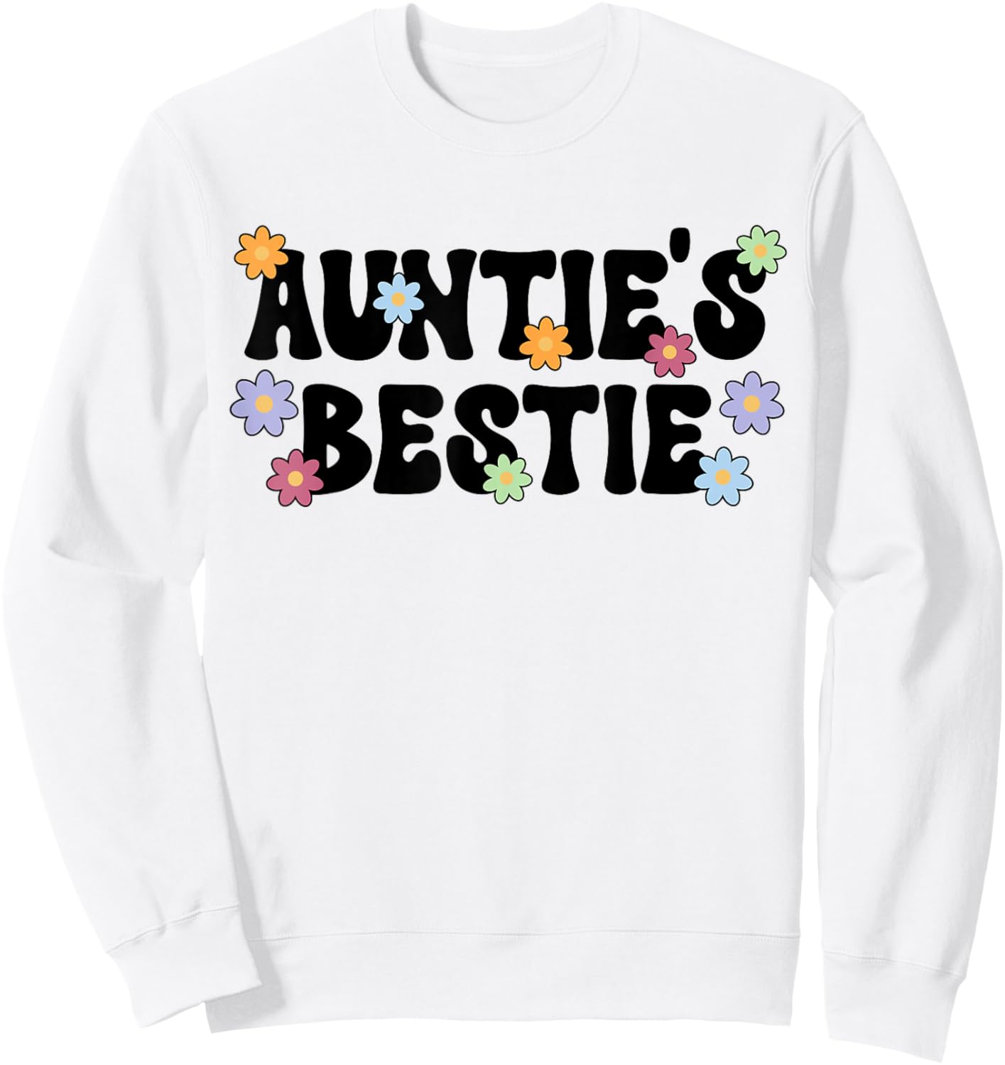 Auntie's Bestie from Aunt to Niece Sweatshirt - Sweatshirt | White