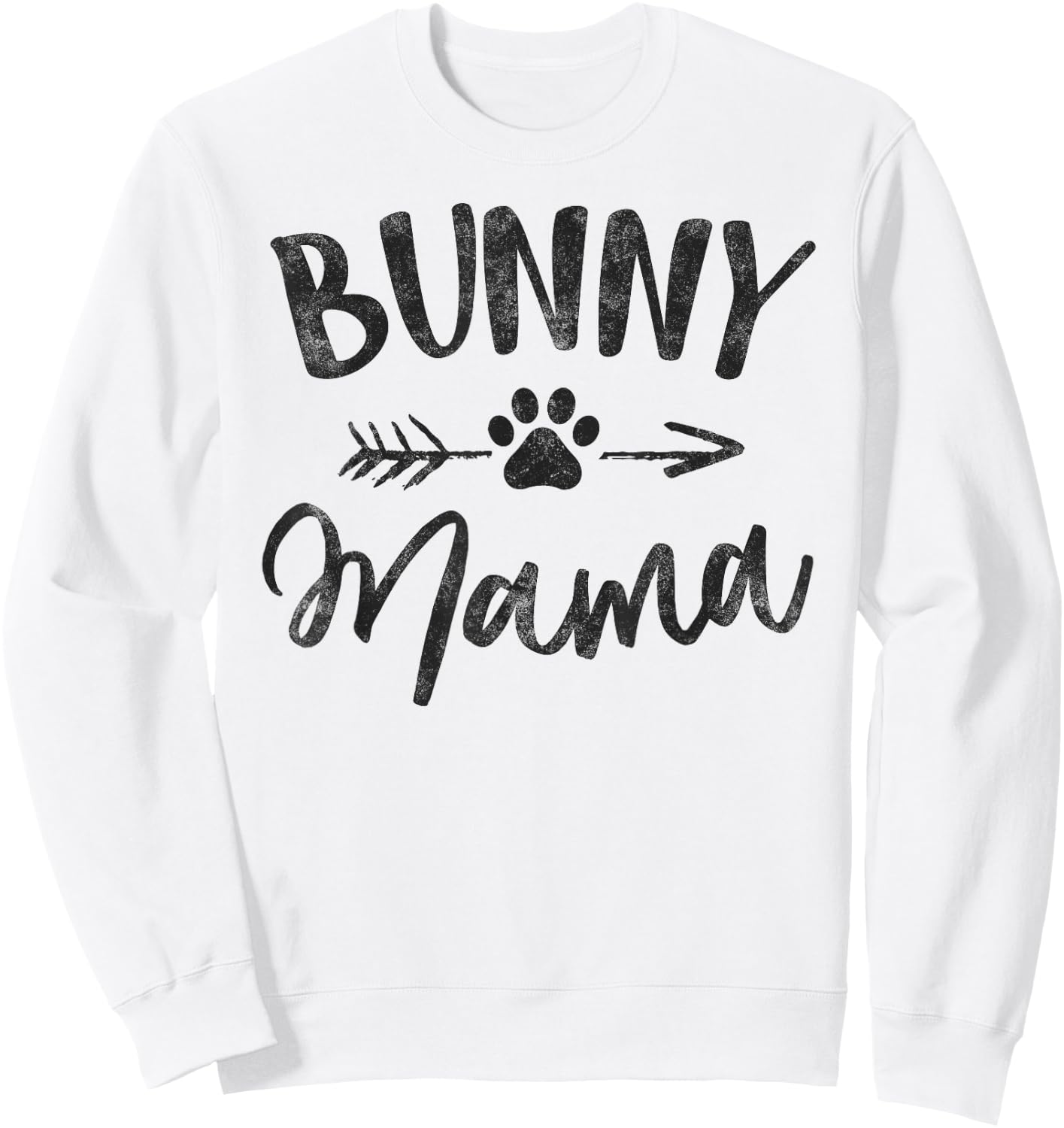 Bunny Mama Animal Lovers Pet Owner Gifts Rabbit Mom Sweatshirt - Sweatshirt | White