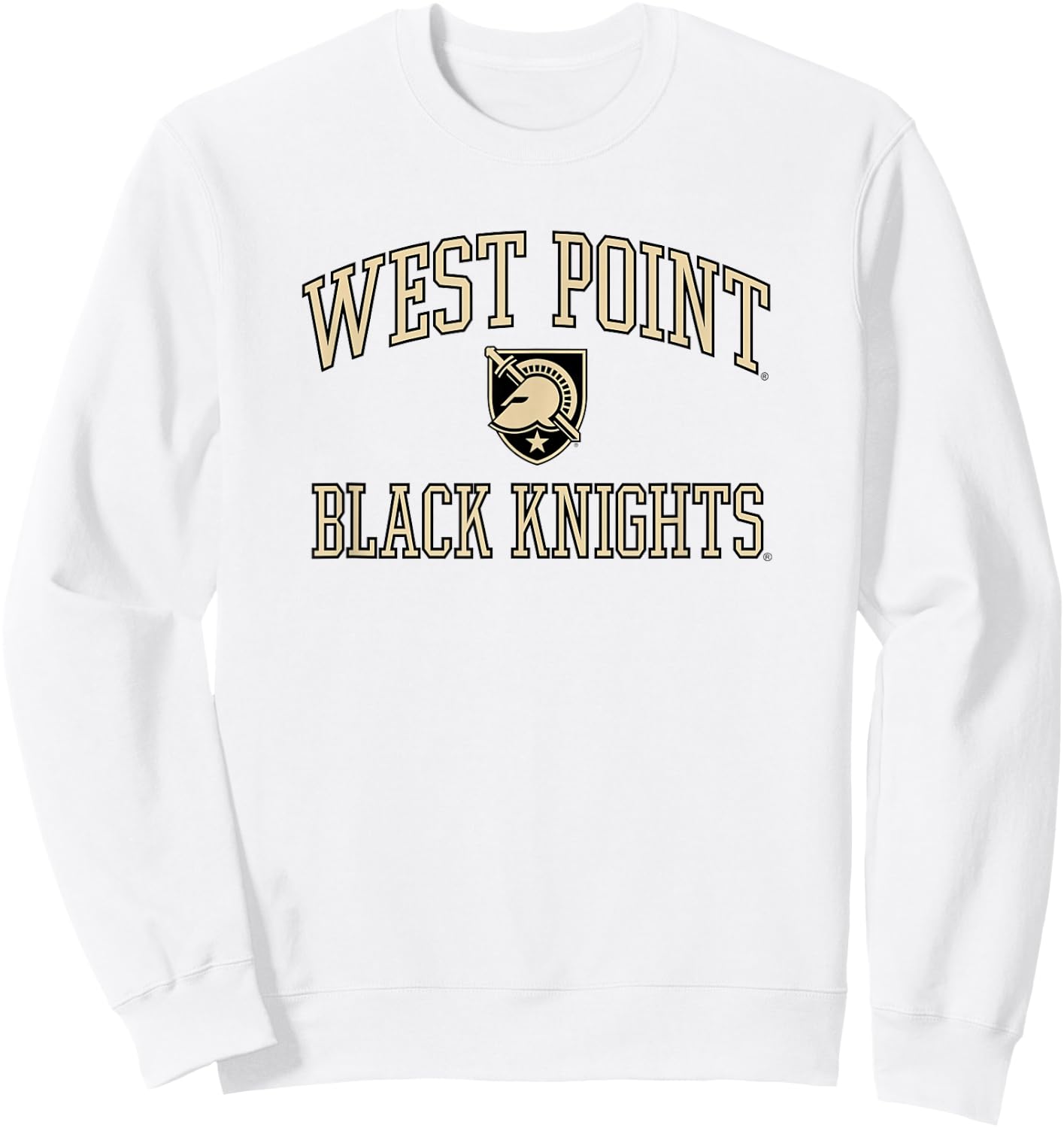 Army Black Knights West Point Icon Logo Officially Licensed Sweatshirt - Sweatshirt | White