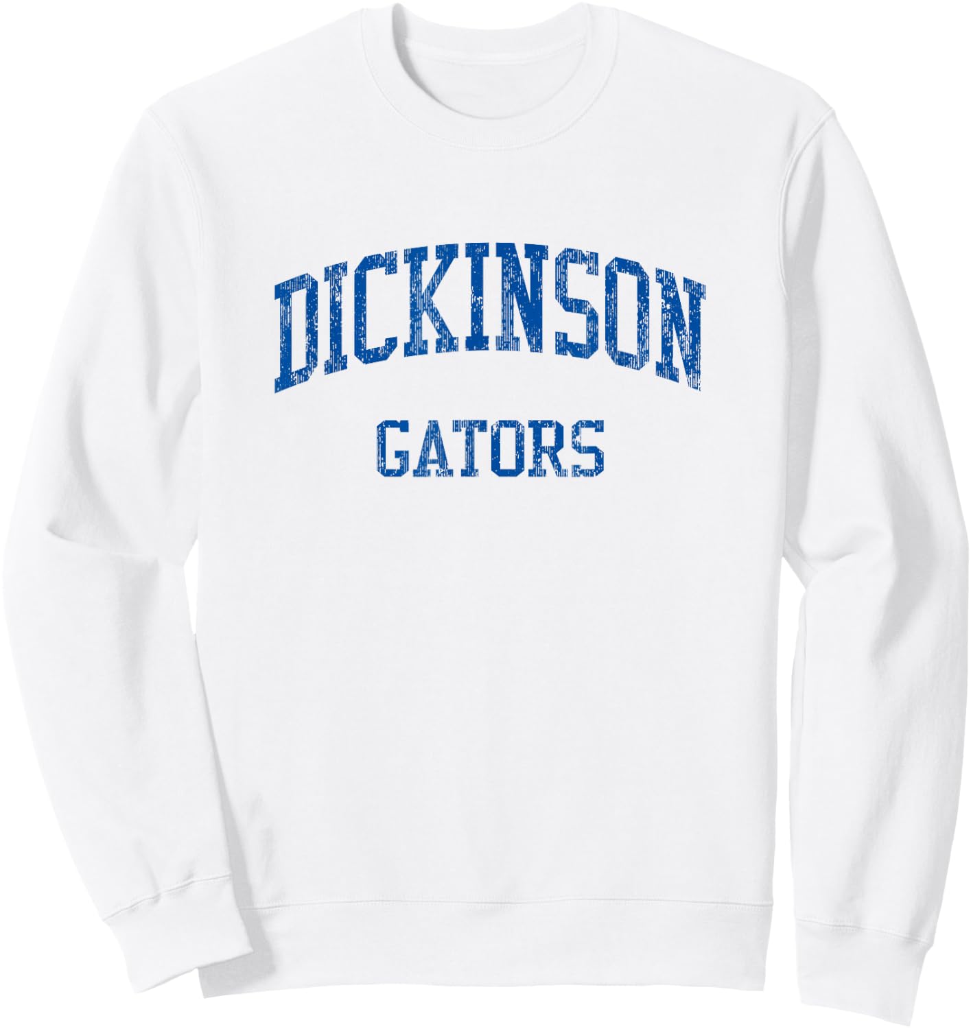 Dickinson High School HS Dickinson TX Vintage Sports Sweatshirt - Sweatshirt | White