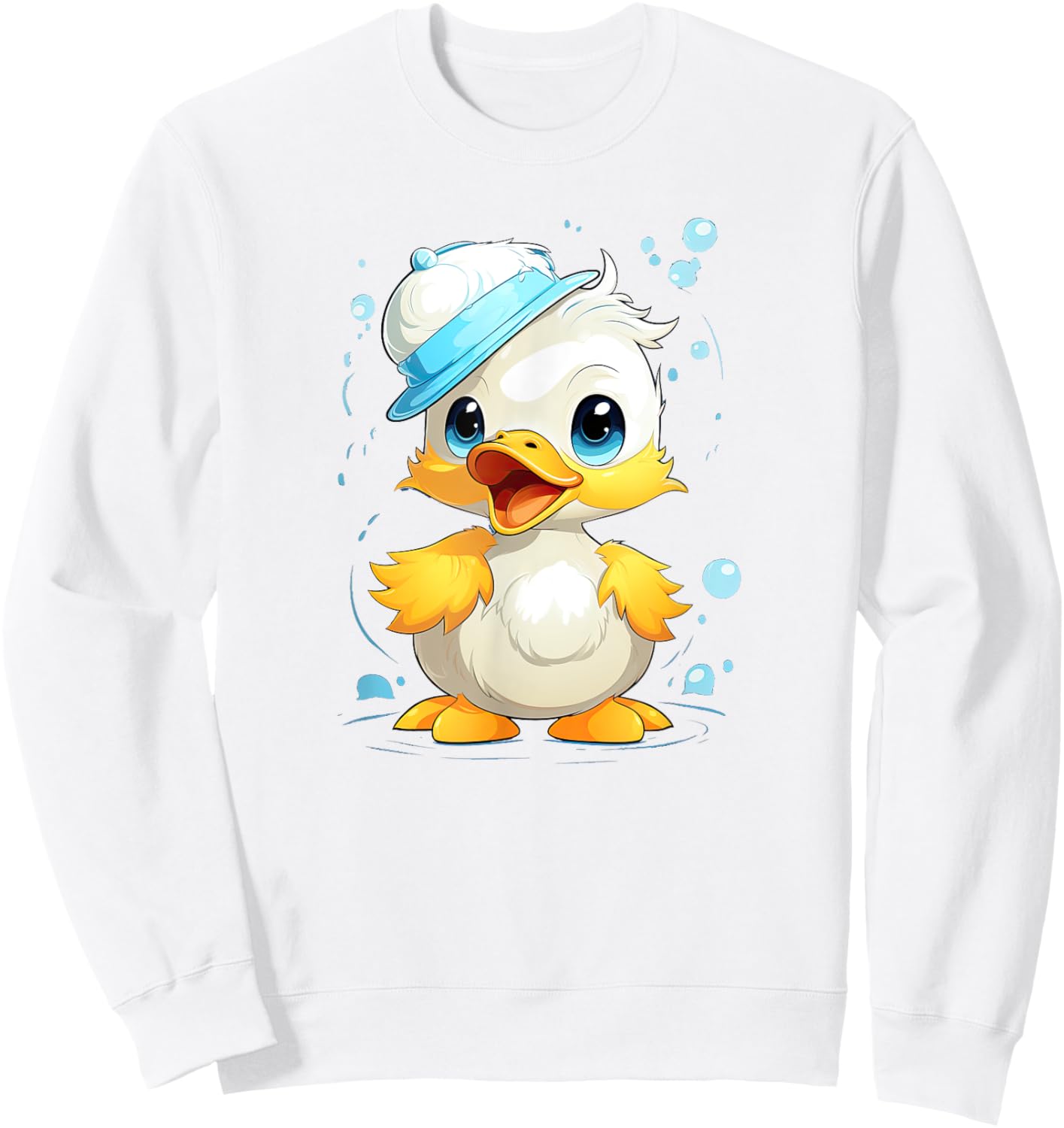 Cute duckling funny duckling lover baby Duck Sweatshirt - Sweatshirt | White