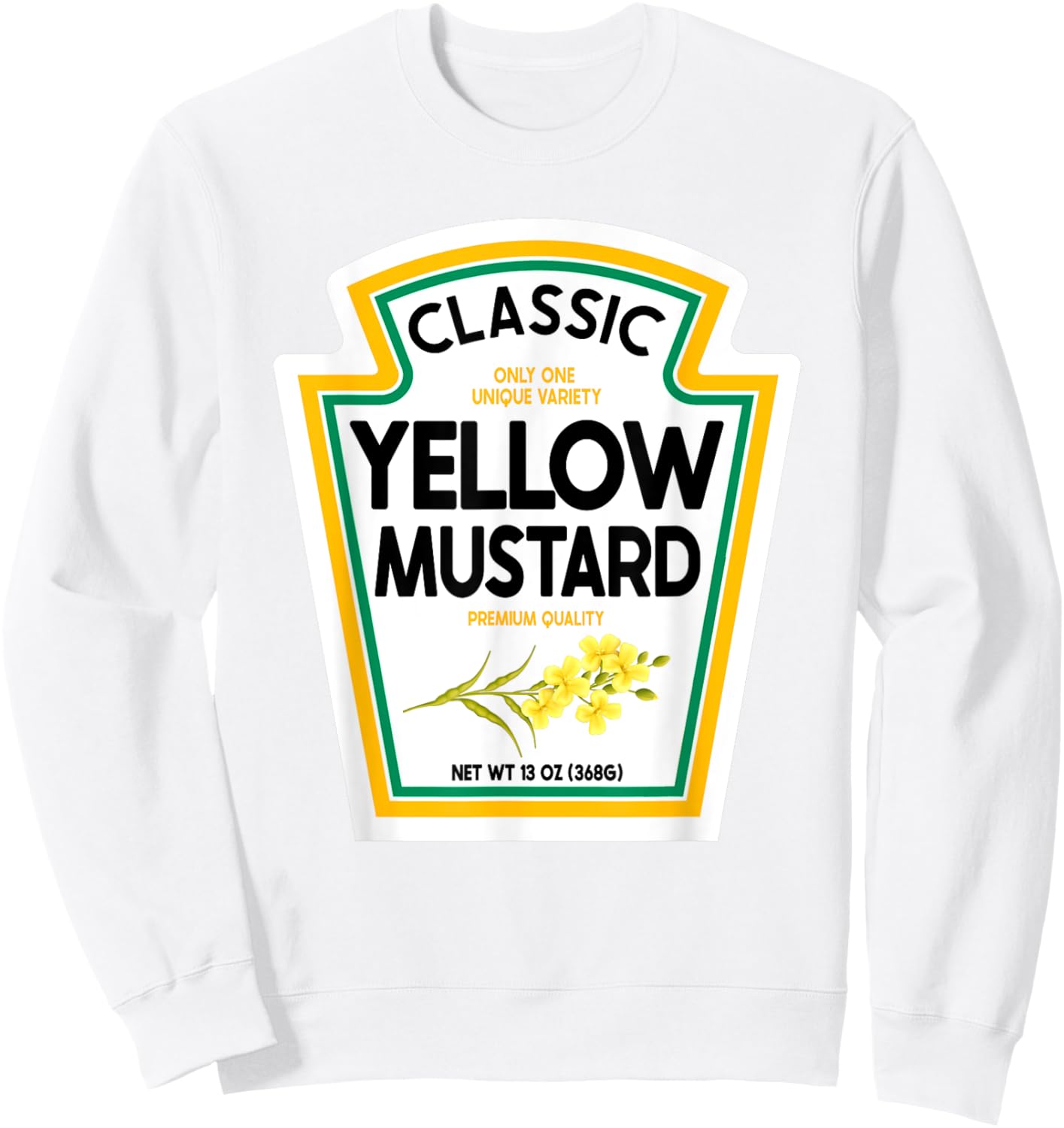 Mustard Halloween 2024 Costume Family Matching Ketchup Sauce Sweatshirt - Sweatshirt | White