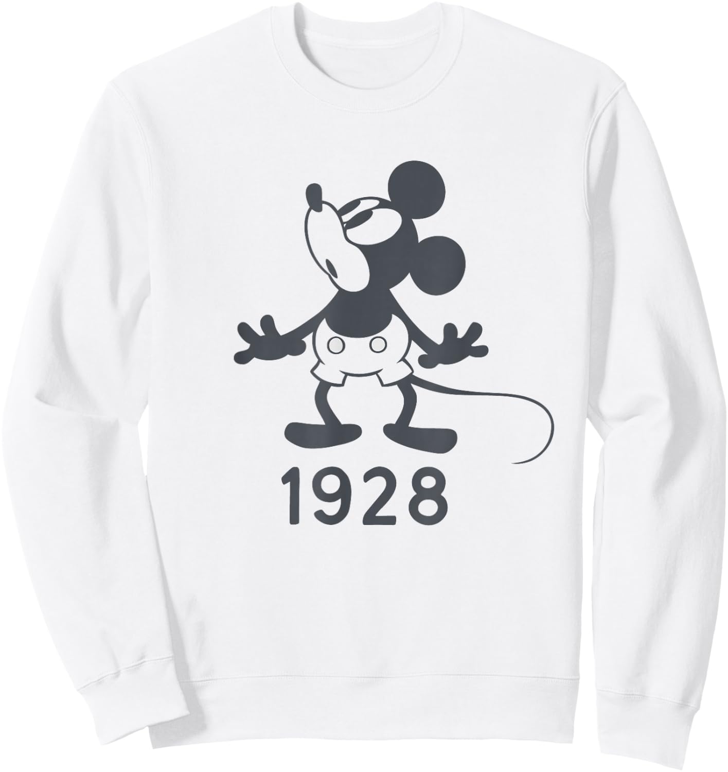 Disney Retro Mickey Mouse 1928 Small Sweatshirt - Sweatshirt | White