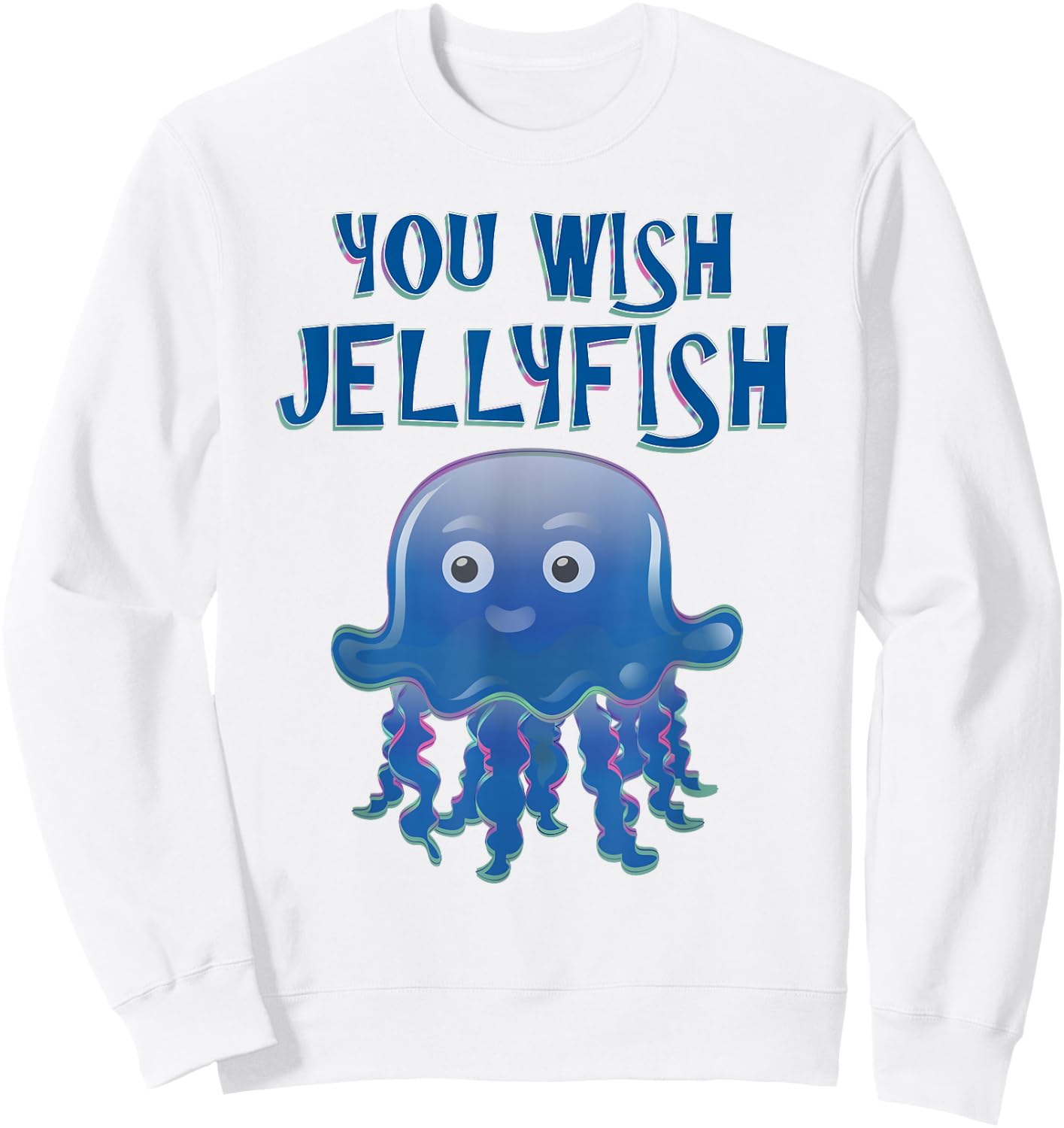 Cute Jellyfish Gift Ocean Creature Girls Boys Sweatshirt - Sweatshirt | White