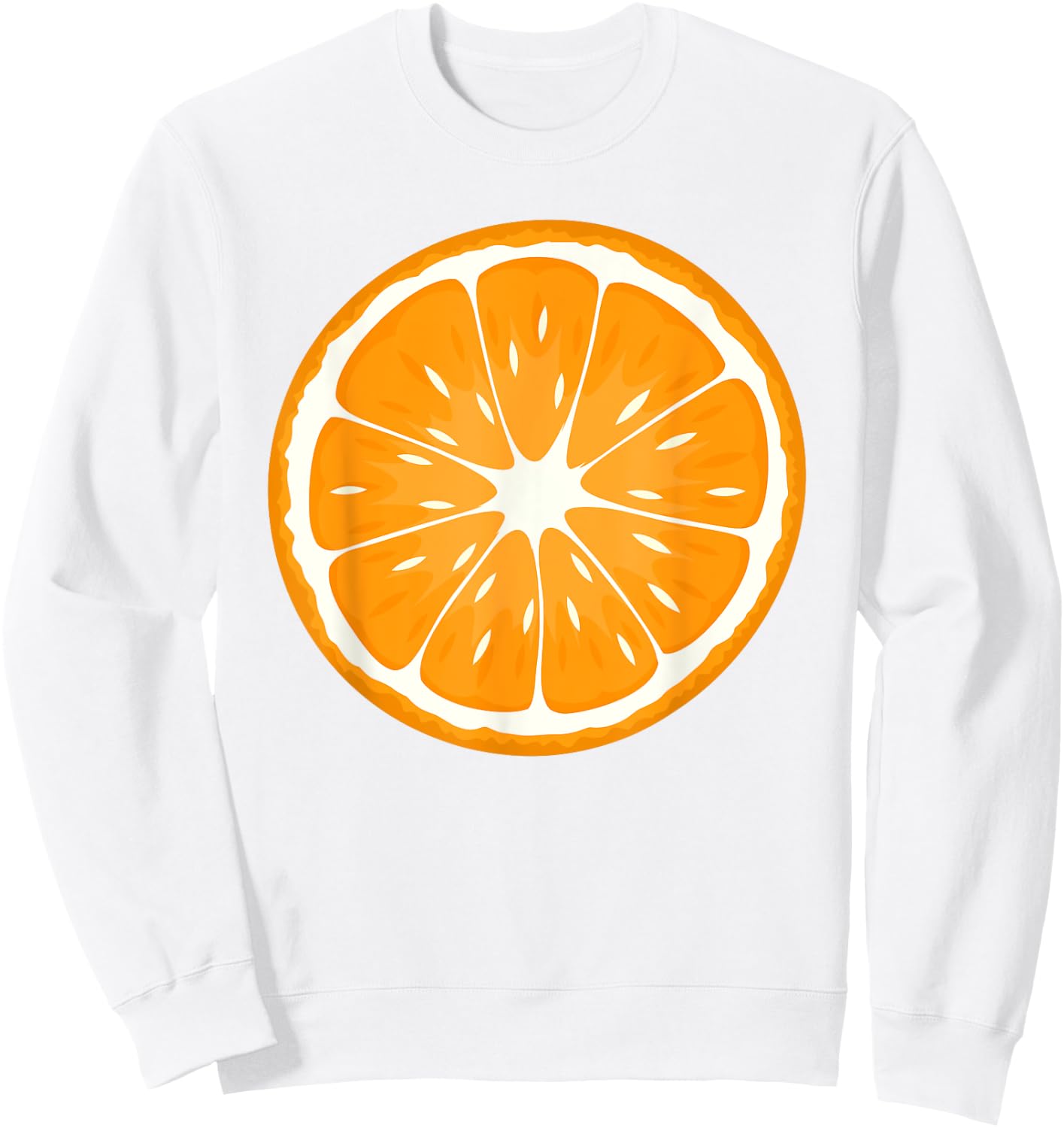 Orange Orange Fruit Costume Shirt Sweatshirt - Sweatshirt | White