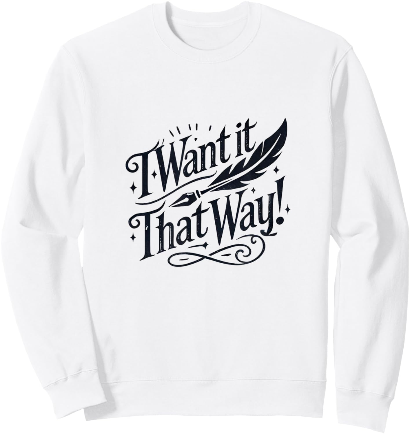 & Juliet That Way Musical Theatre Heart Musicals Sweatshirt - Sweatshirt | White