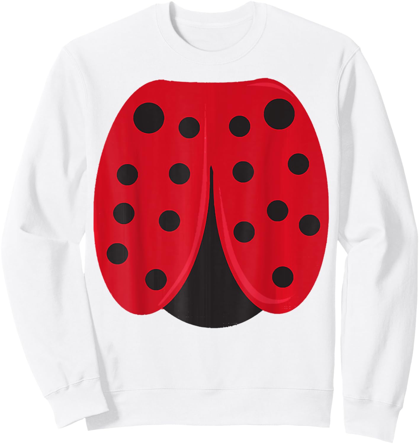 Funny Easy Lazy Halloween Costume PRETEND I'M A LADYBUG Sweatshirt - Sweatshirt | White