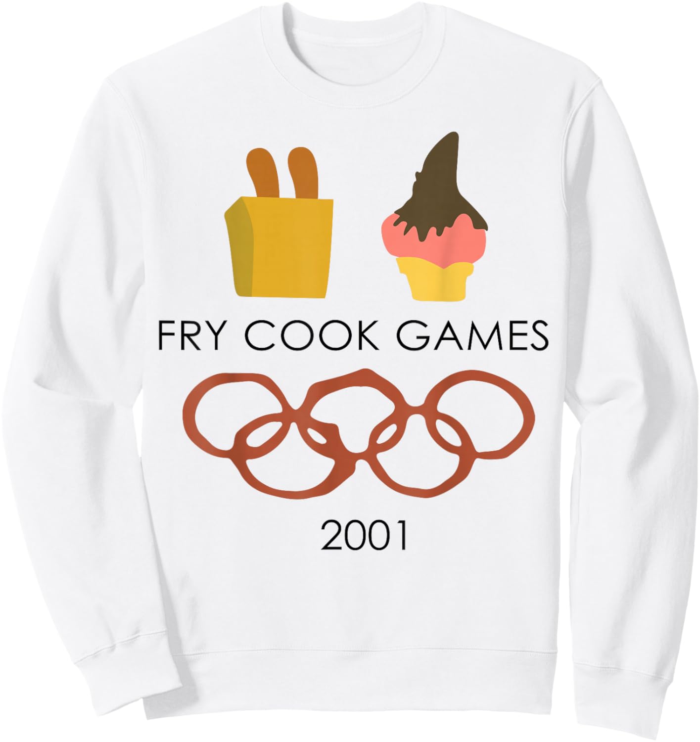 Fry Cook Games 2001 Sweatshirt - Sweatshirt | White