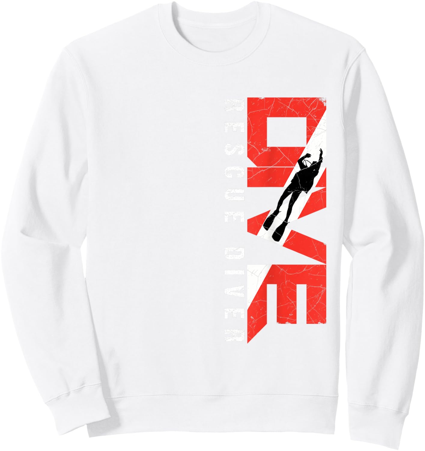 Scuba Dive Rescue Diver Sweatshirt - Sweatshirt | White