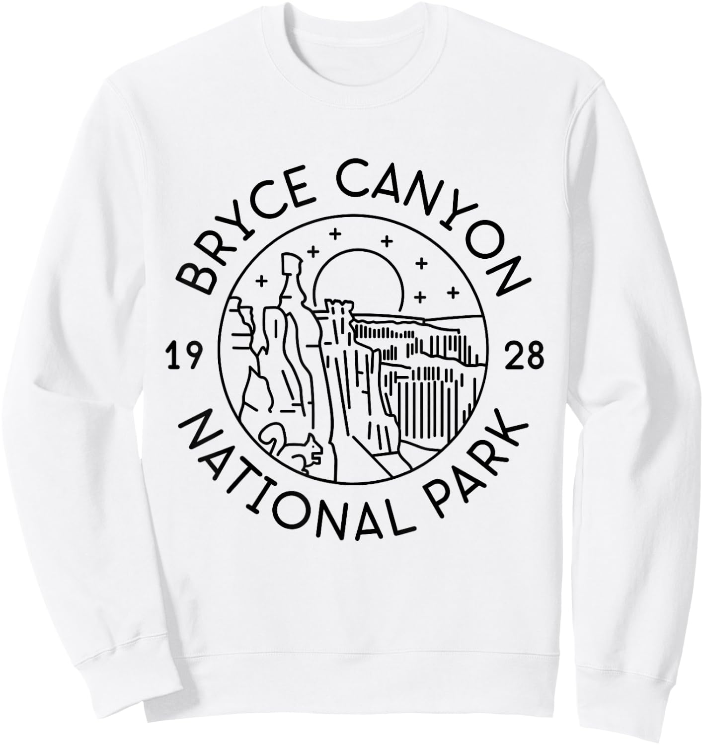 Bryce Canyon National Park 1928 Utah Sweatshirt - Sweatshirt | White