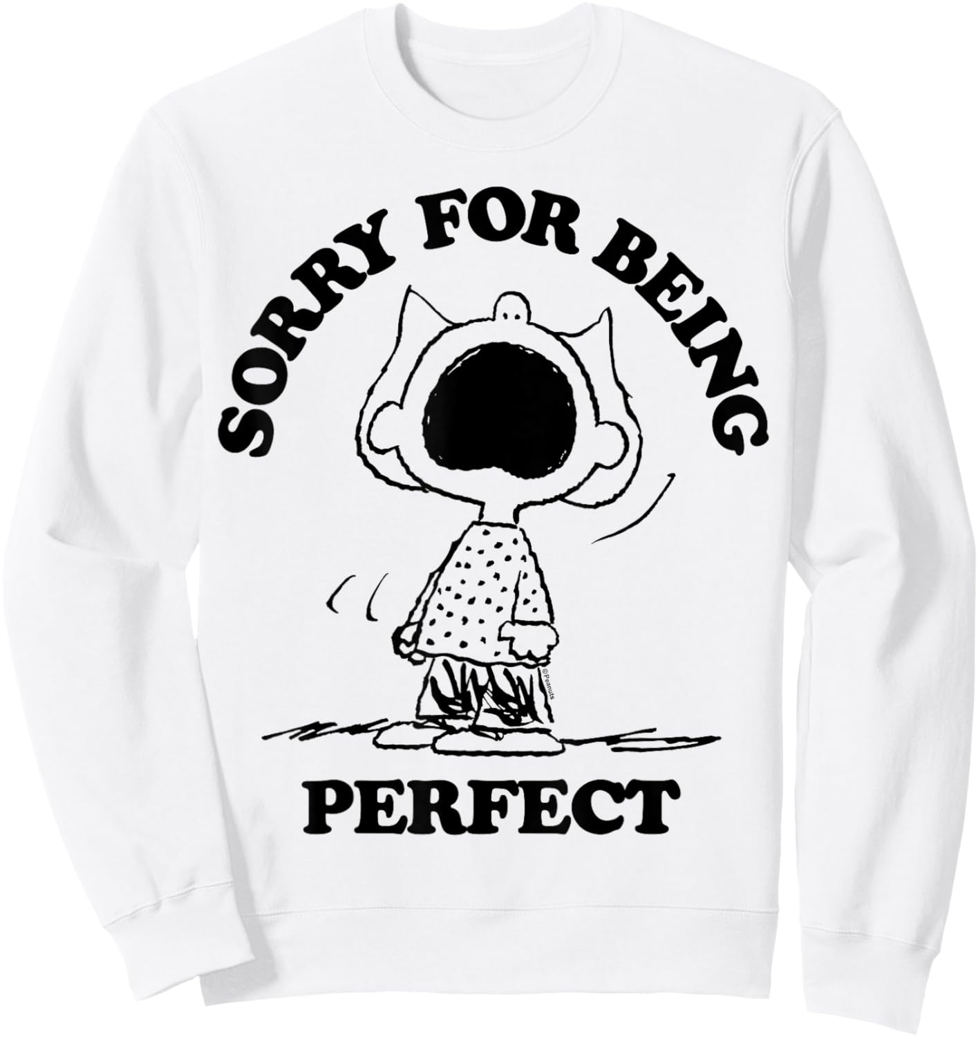 Peanuts - Sally Sorry For Being Perfect Sweatshirt - Sweatshirt | White