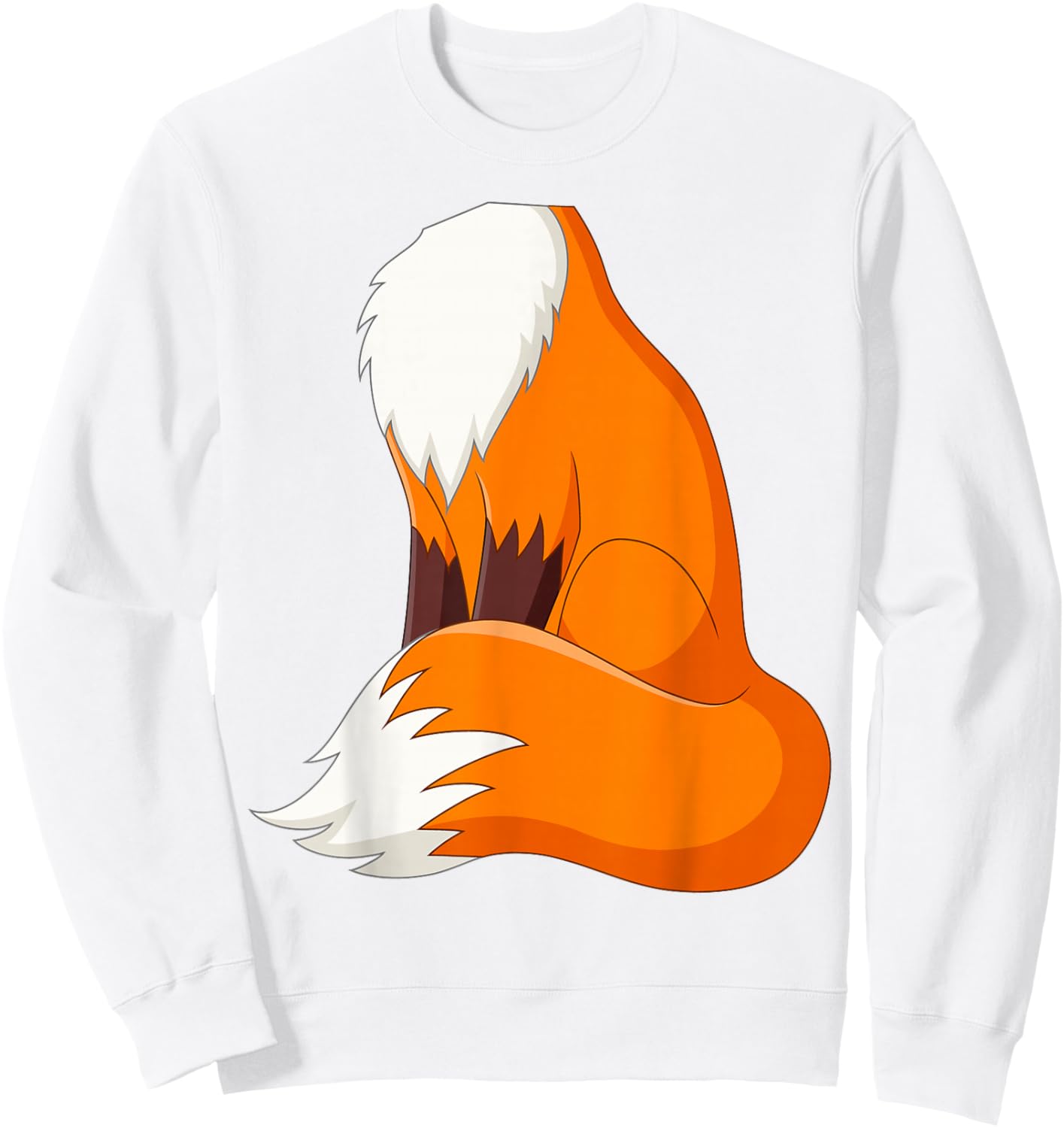 Fox Shirt Adult Kids Men Women Fox Costume Sweatshirt - Sweatshirt | White