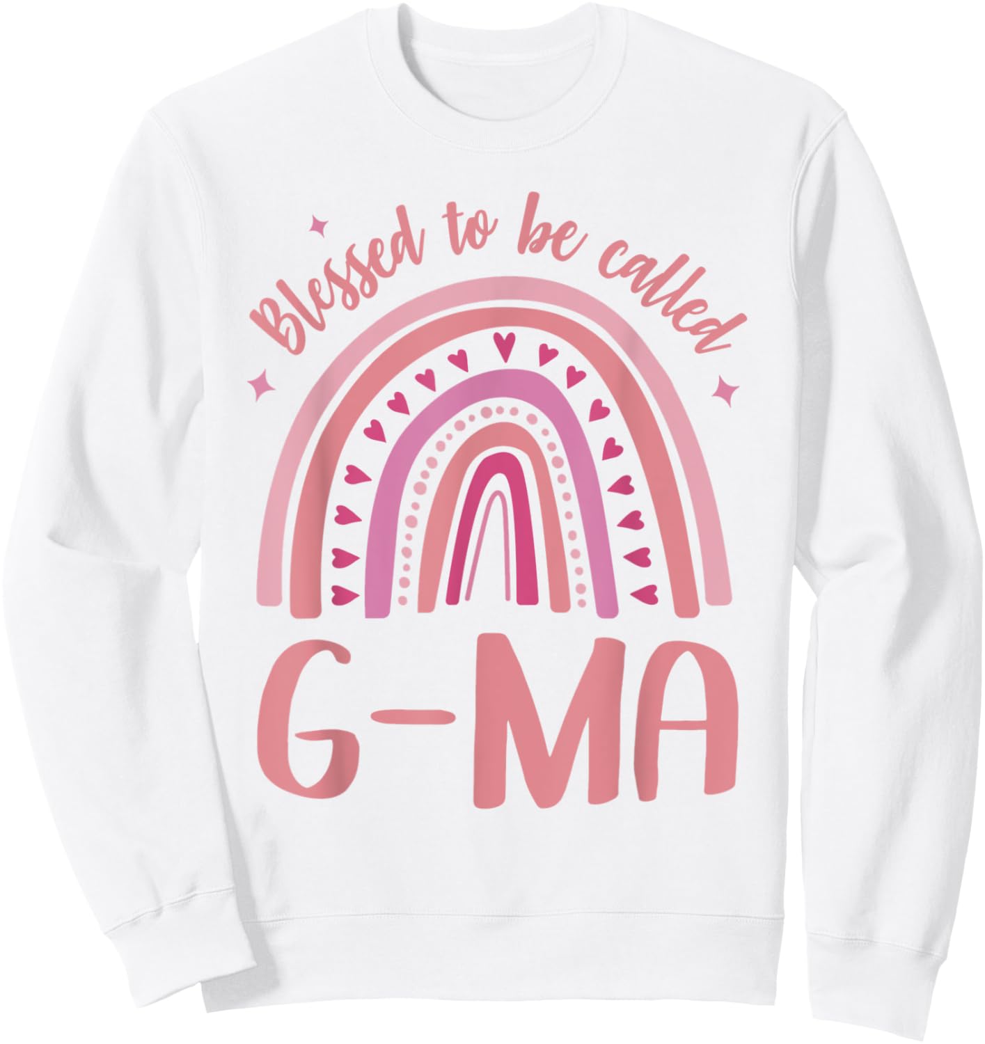 G-Ma Grandma Blessed to be called G-Ma Sweatshirt - Sweatshirt | White