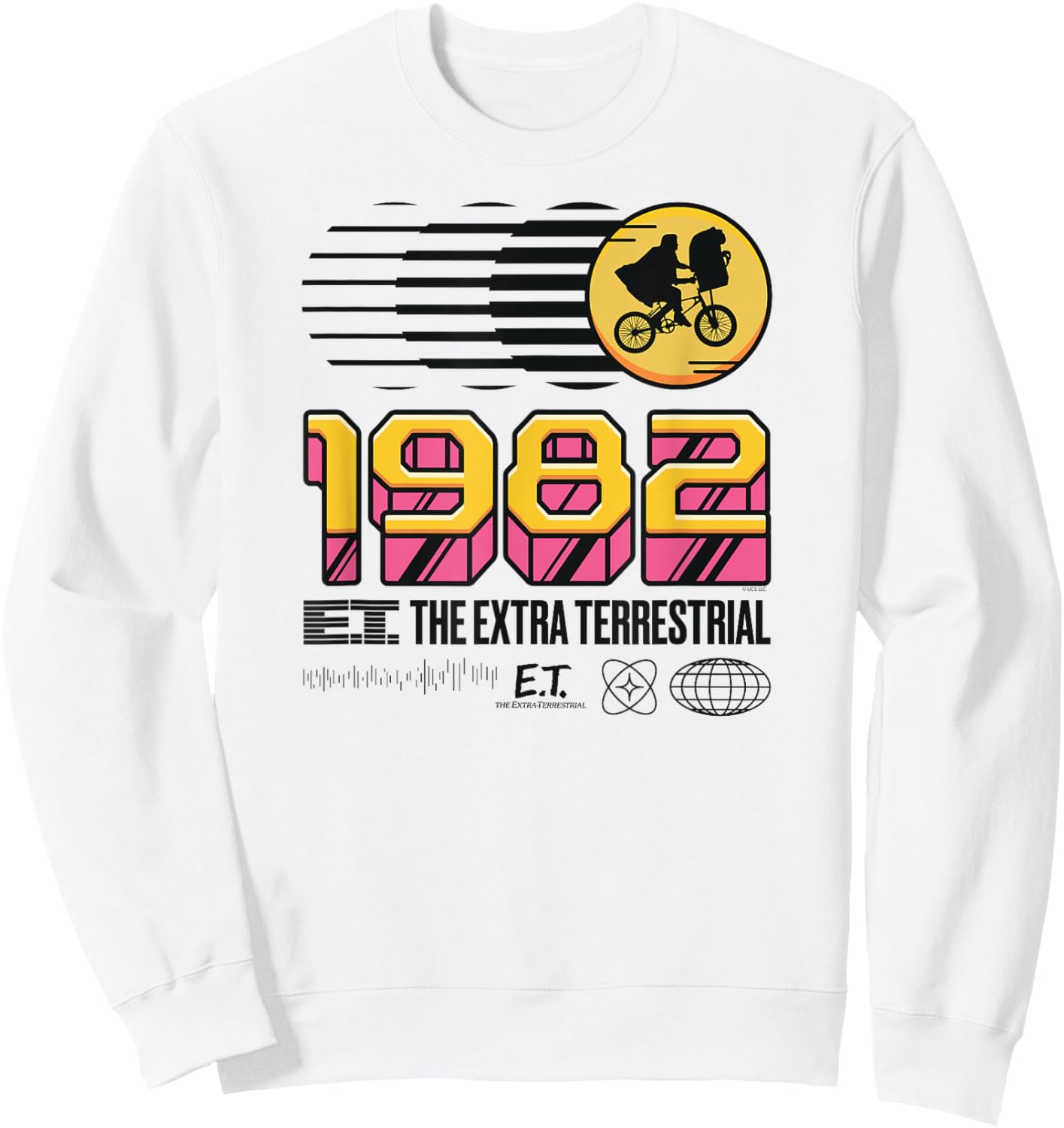 E.T. the Extra-Terrestrial 1982 Retro Sweatshirt - Sweatshirt | White