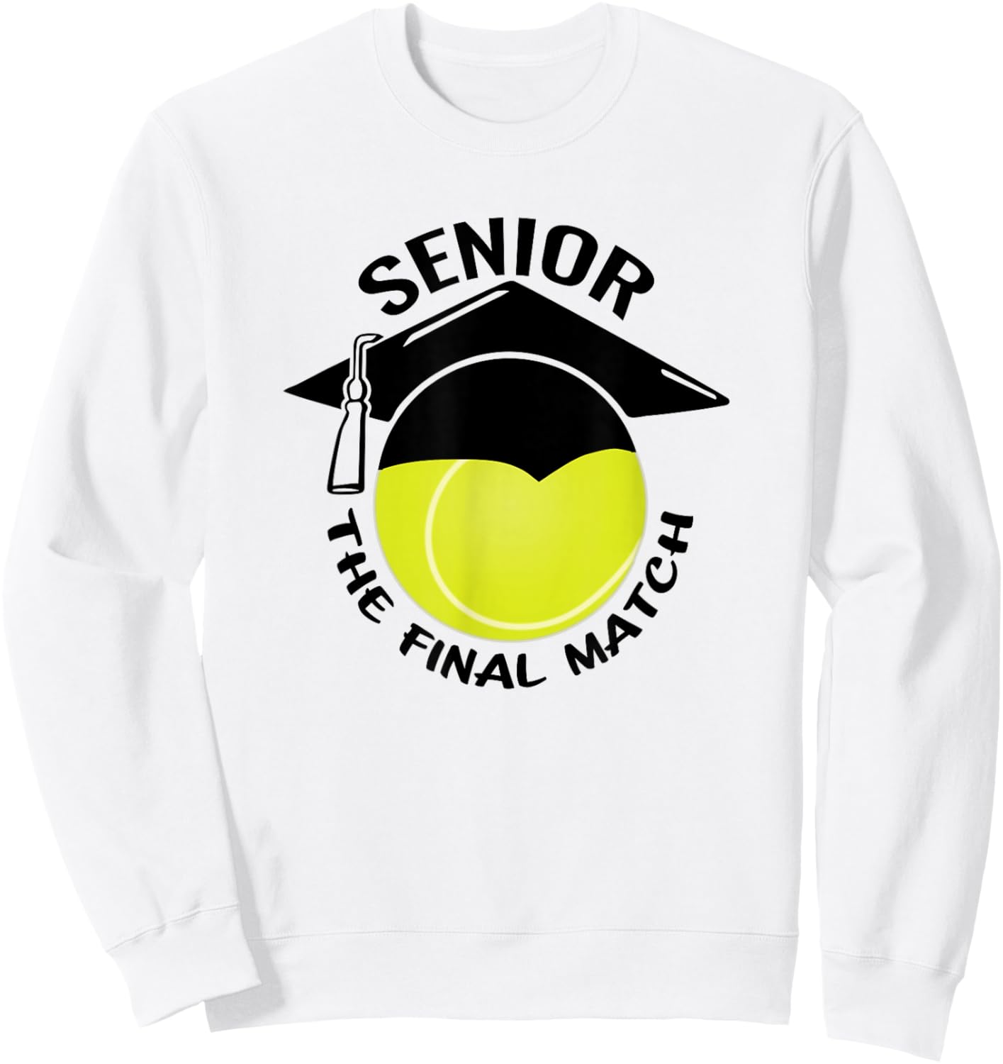 Tennis Senior Night Sweatshirt - Sweatshirt | White