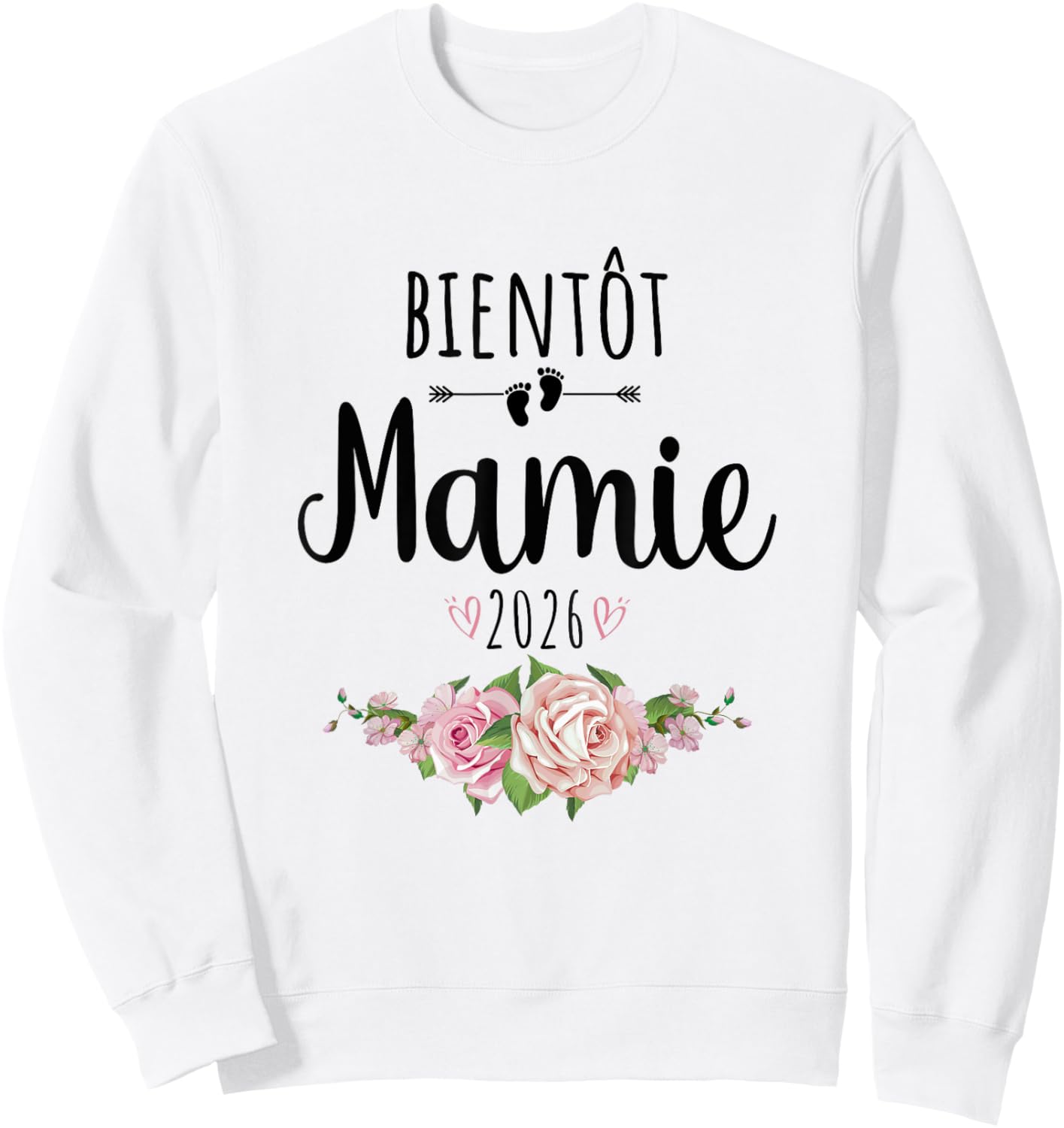 Announcement Pregnancy Grandmother 2026 Sweatshirt - Sweatshirt | White