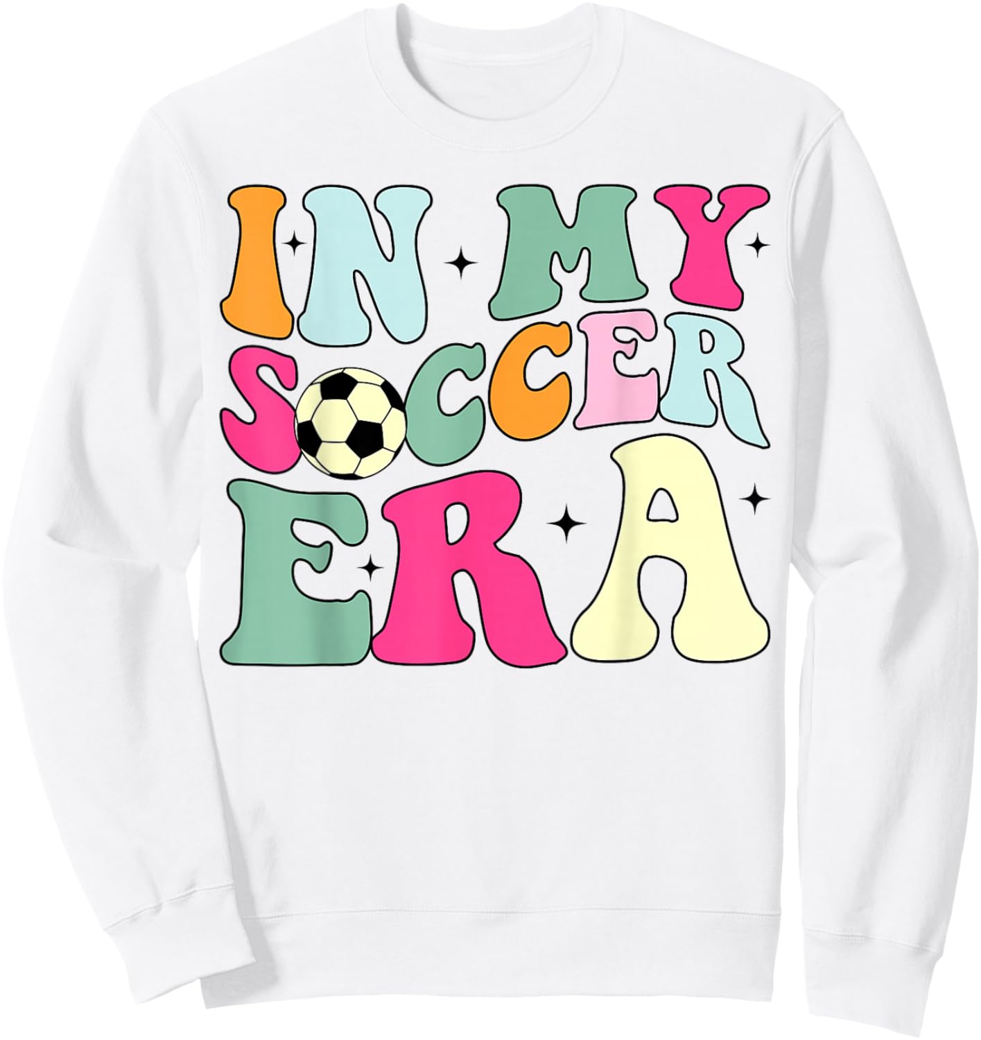 Groovy In My Soccer Era Soccer player Boys Kids Sweatshirt - Sweatshirt | White