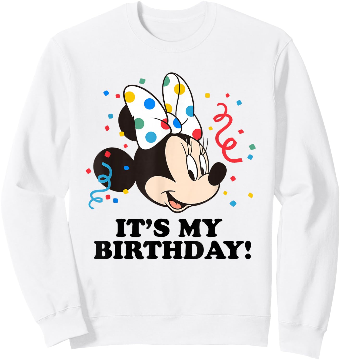 Disney Minnie Mouse It's My Birthday! Sweatshirt - Sweatshirt | White