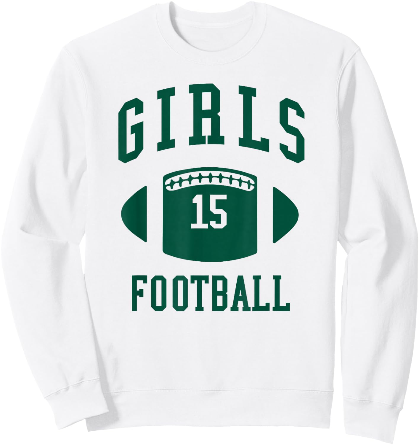 Rachel Green Girls Football Sweatshirt - Sweatshirt | White