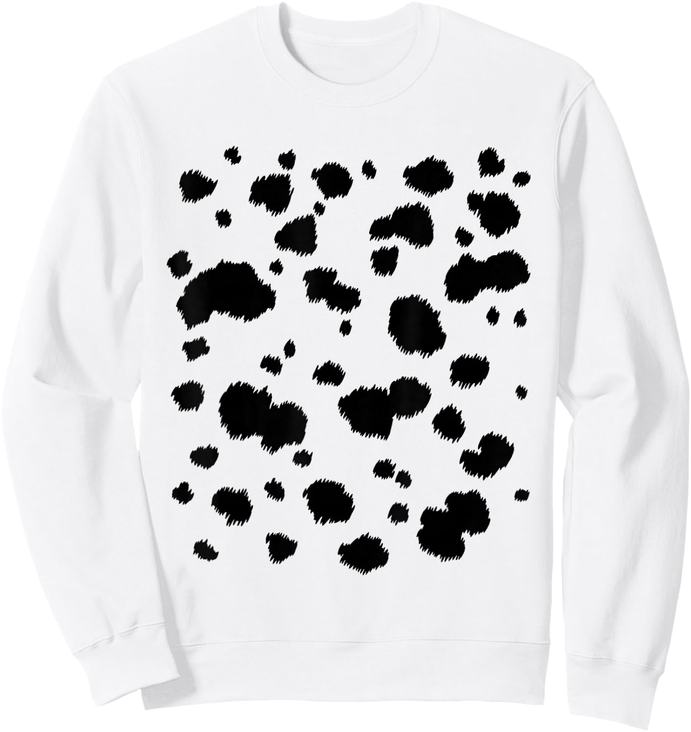 Dalmatian Dog Costume Shirt Adult Kids Dalmatian Costume Sweatshirt - Sweatshirt | White