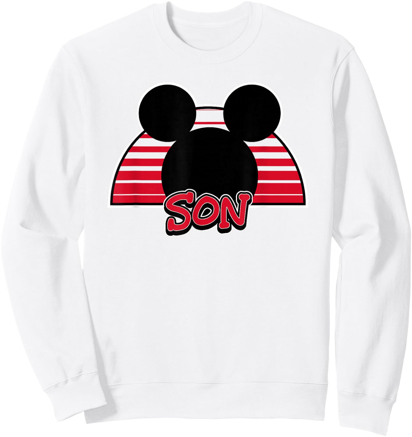 Disney - Mickey Mouse Son Sweatshirt - Sweatshirt | White