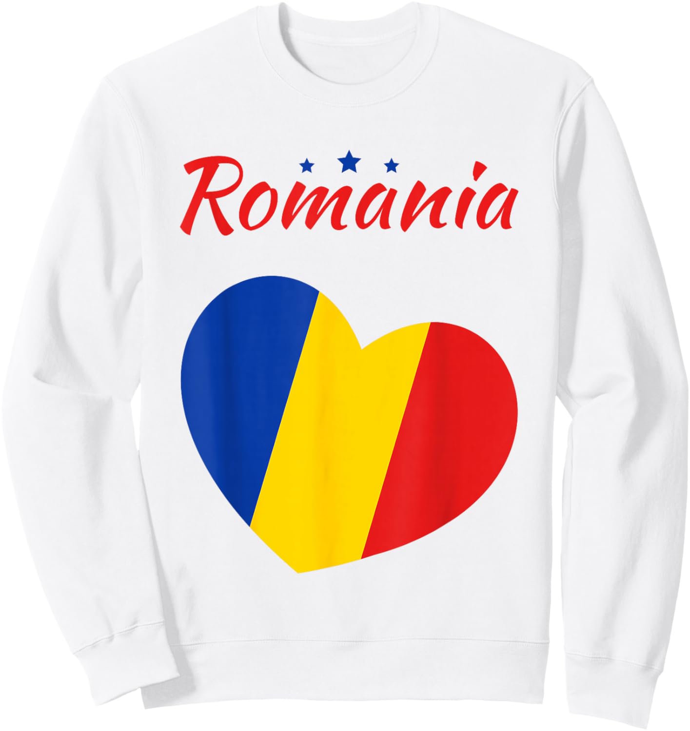 Rumänien Flagge Damen Rumänien Männer Frauen Kinder Romania Sweatshirt - Sweatshirt | White