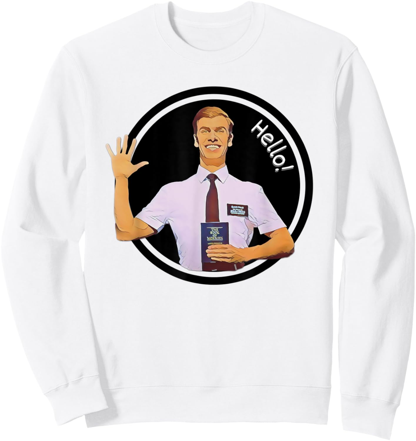 Book of Mormon Musical Hello! Elder Price Sweatshirt - Sweatshirt | White