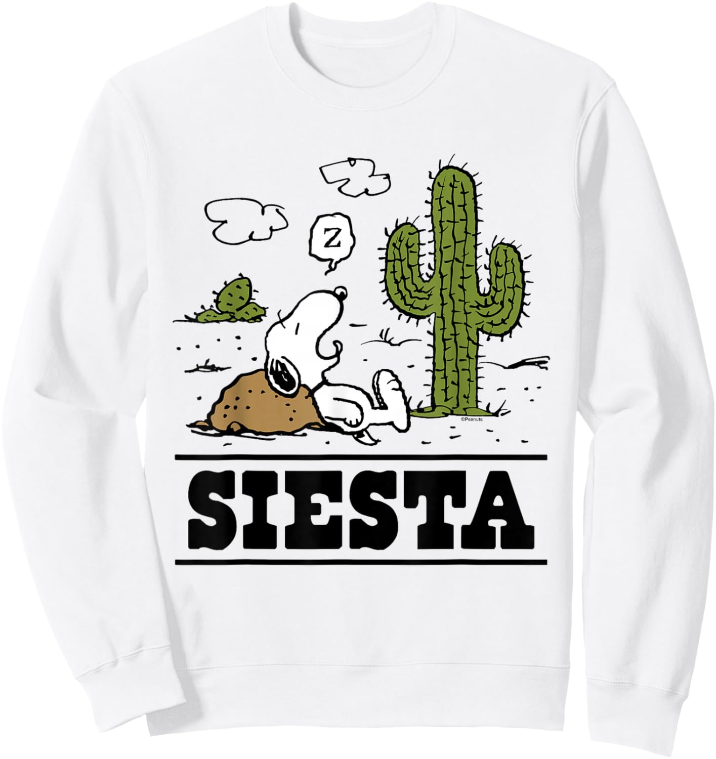 Peanuts - Snoopy Siesta Desert Sweatshirt - Sweatshirt | White