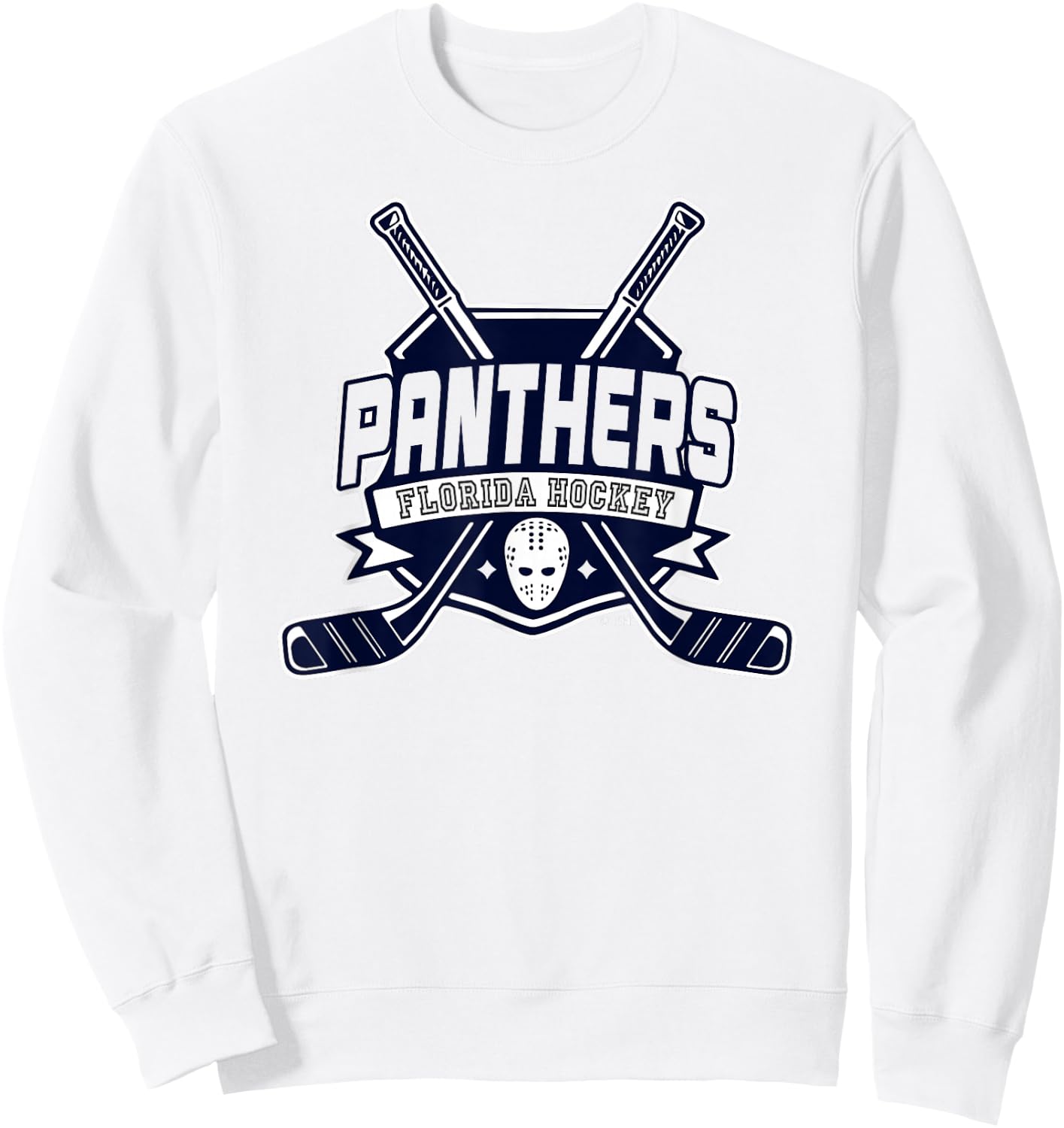 Florida Panthers Hockey Sticks Red Officially Licensed Sweatshirt - Sweatshirt | White