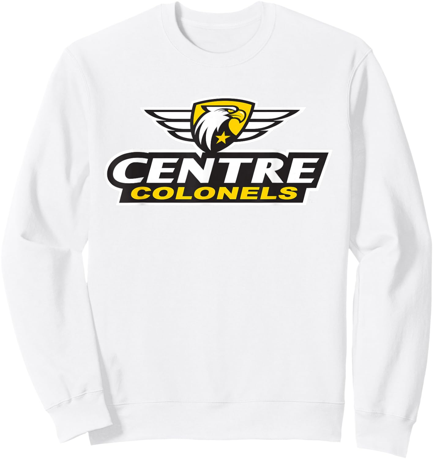 Centre College Colonels Insignia Logo Sweatshirt - Sweatshirt | White