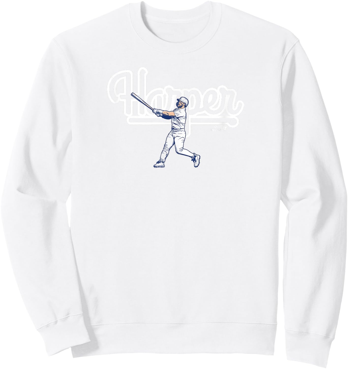 Bryce Harper - Philly Swing - Philadelphia Baseball Sweatshirt - Sweatshirt | White