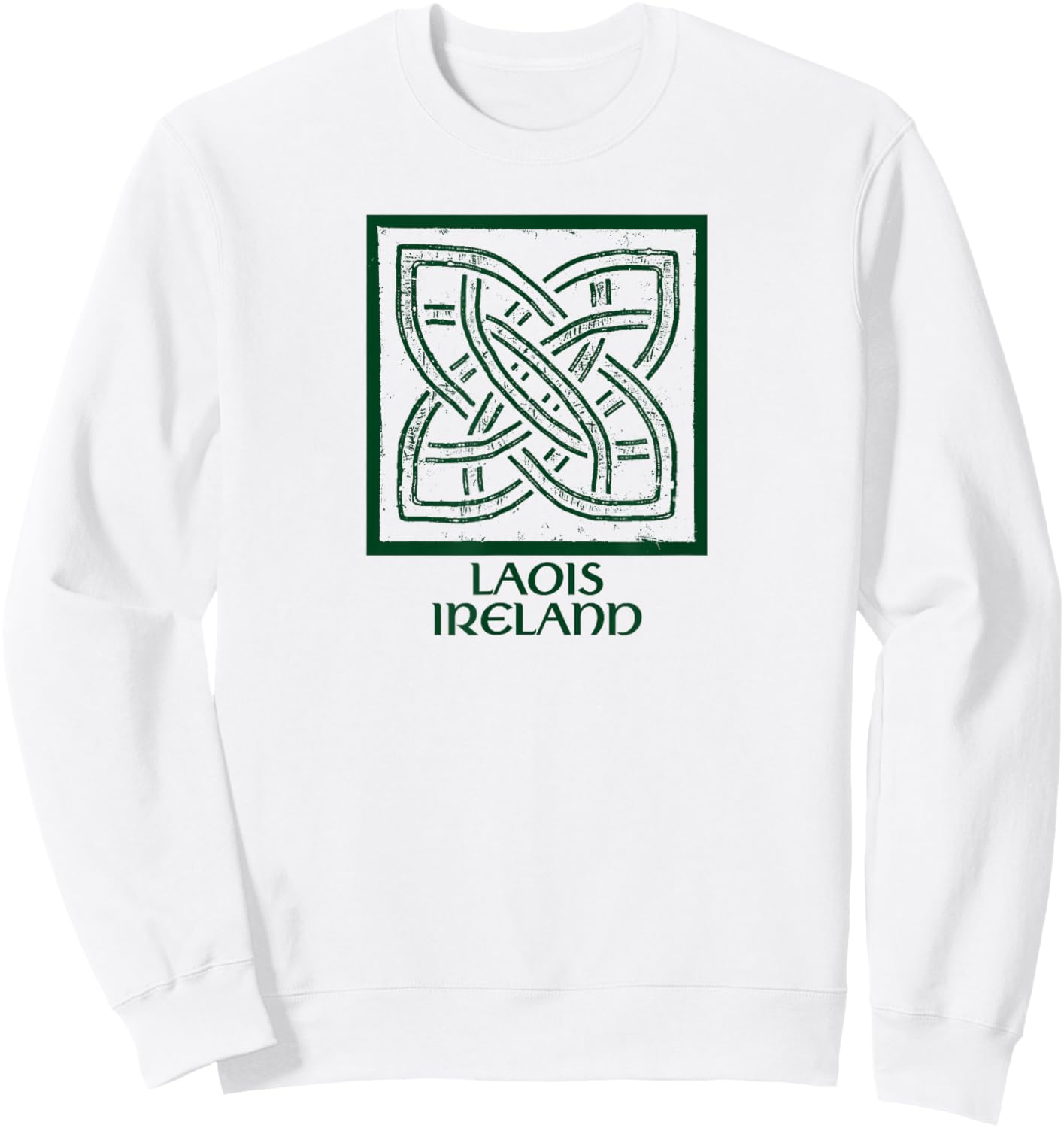 County Laois Ireland Sweatshirt - Sweatshirt | White