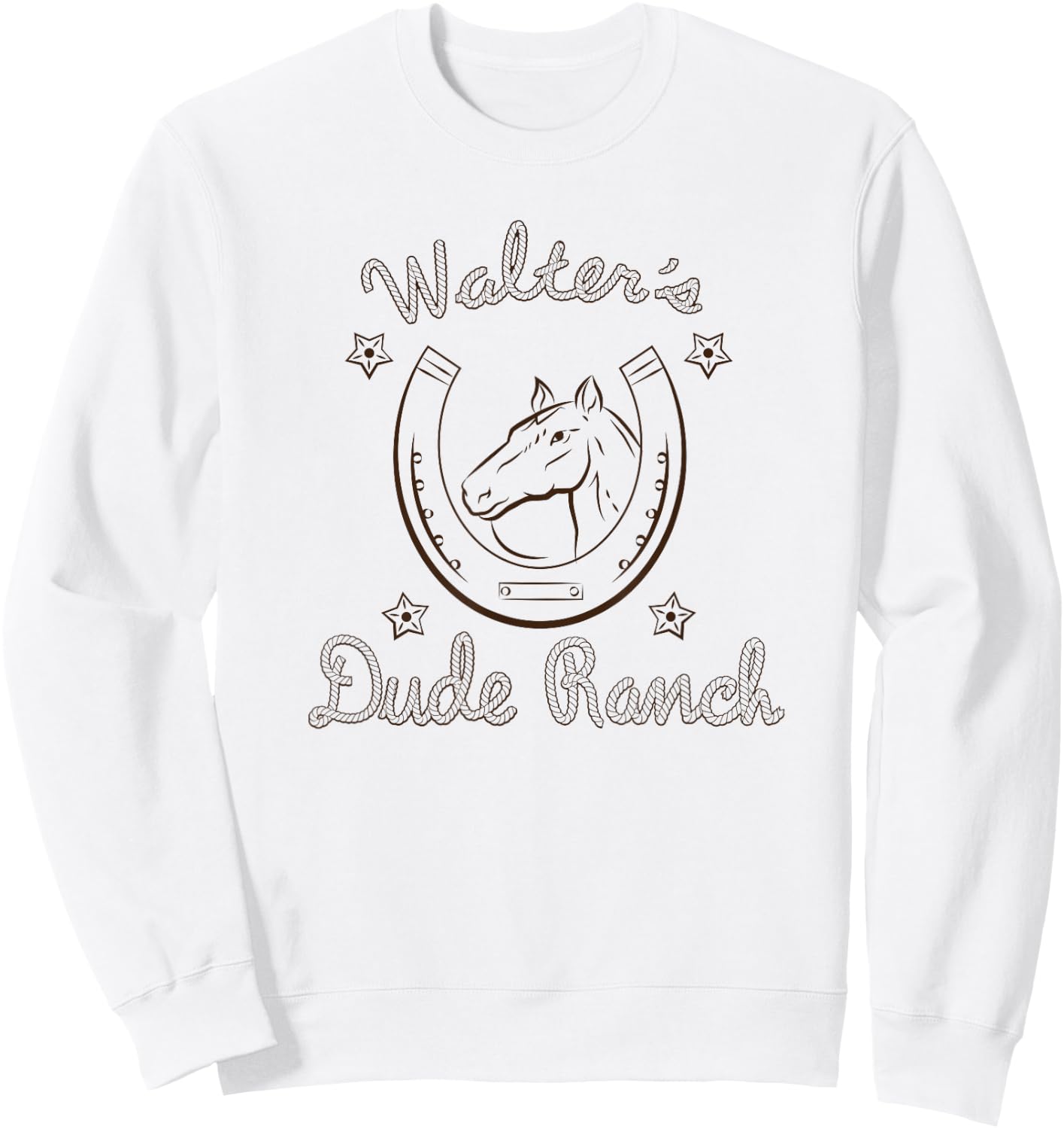 Walter's Dude Ranch from UHF Sweatshirt - Sweatshirt | White
