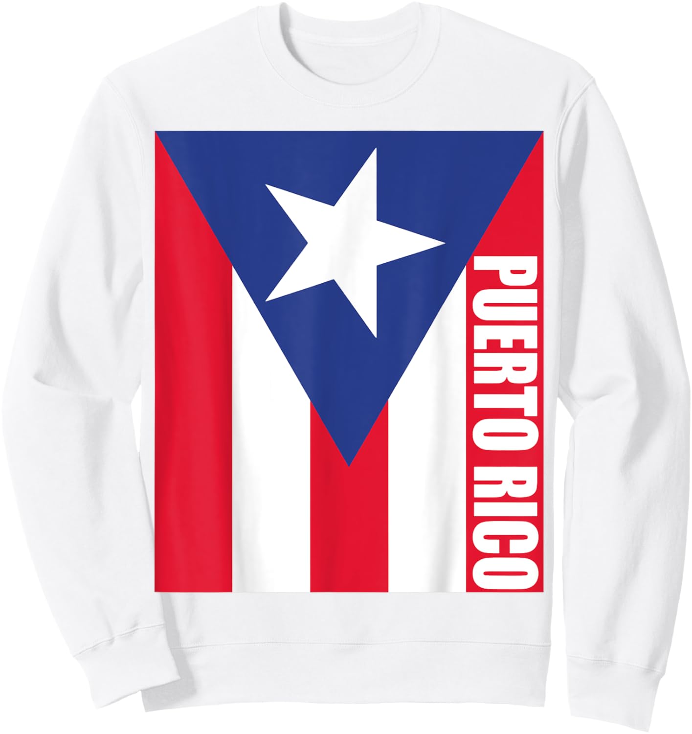 Puerto Rico Puerto Rican Flag Pride Kids Girl White Hispanic Sweatshirt - Sweatshirt | White