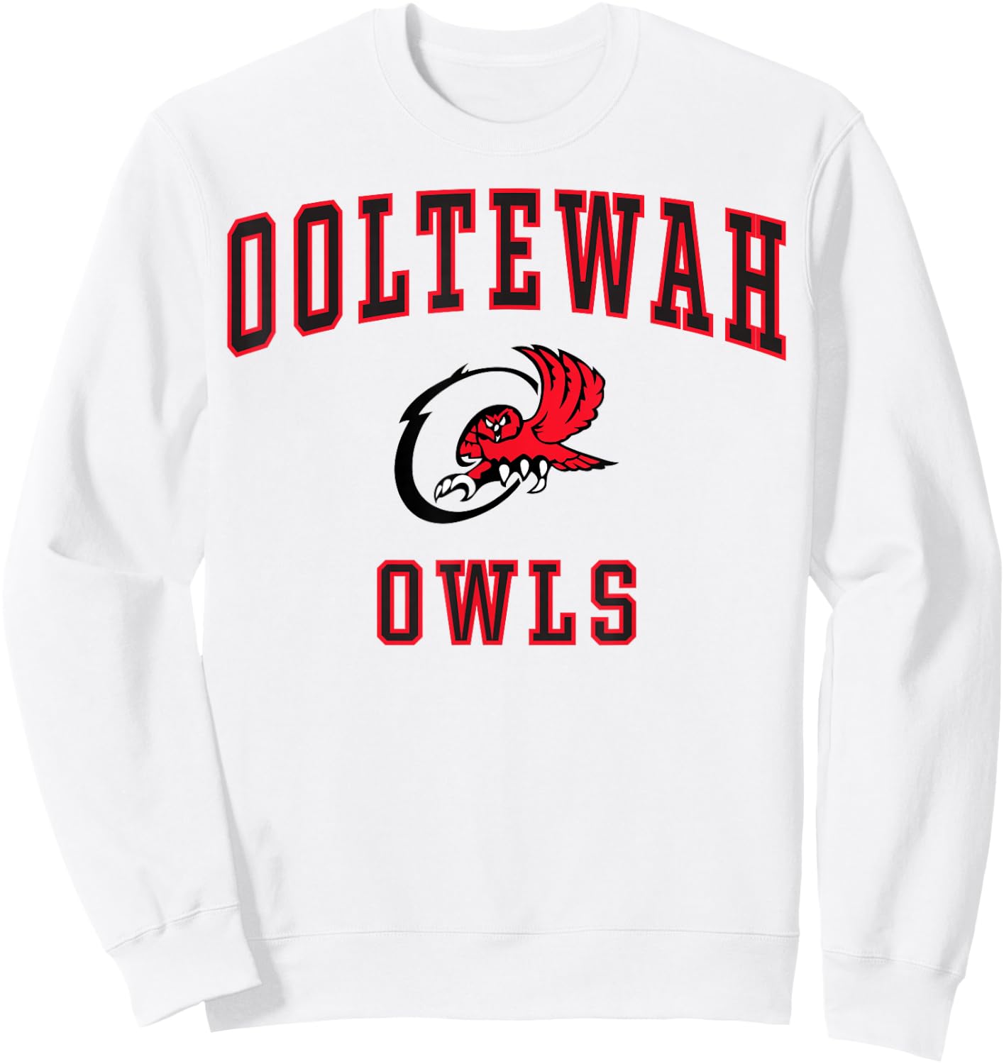 Ooltewah High School Owls C1 Sweatshirt - Sweatshirt | White