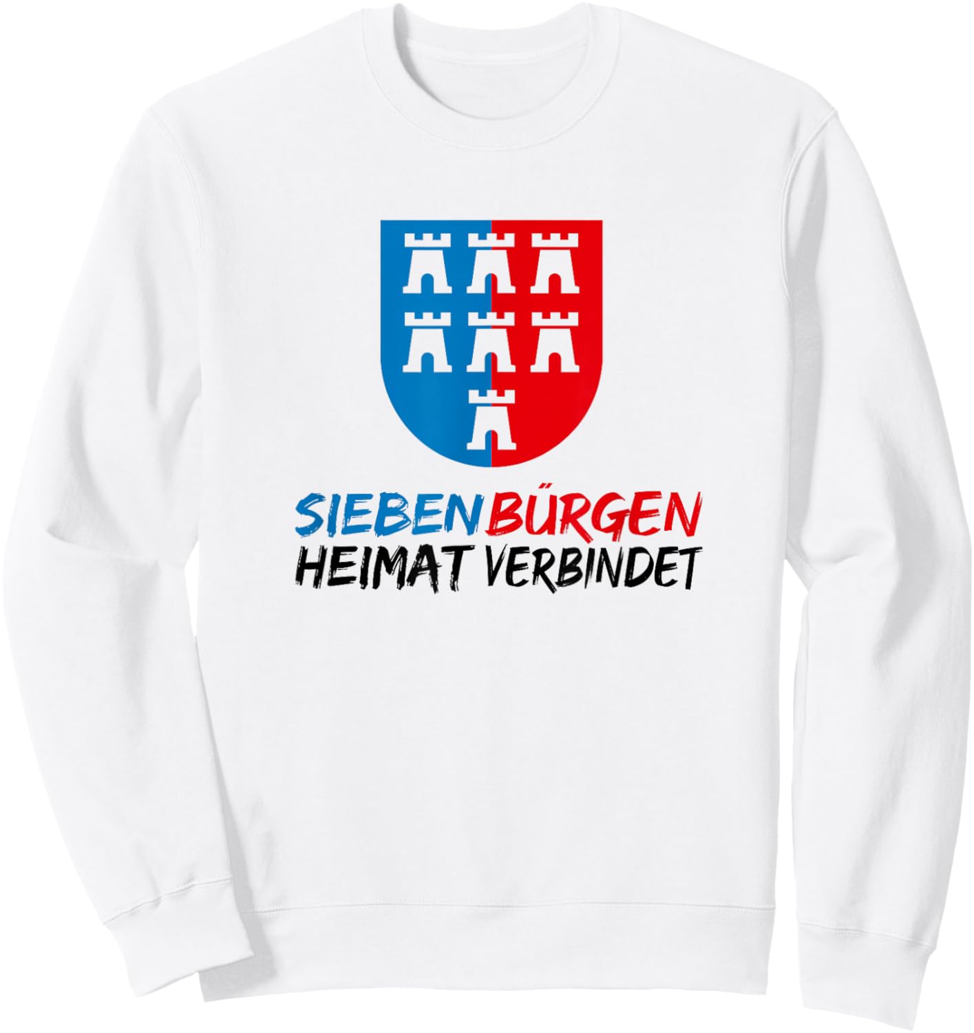 Modernes Siebenbürger Sachsen Siebenbürgen Sweatshirt - Sweatshirt | White