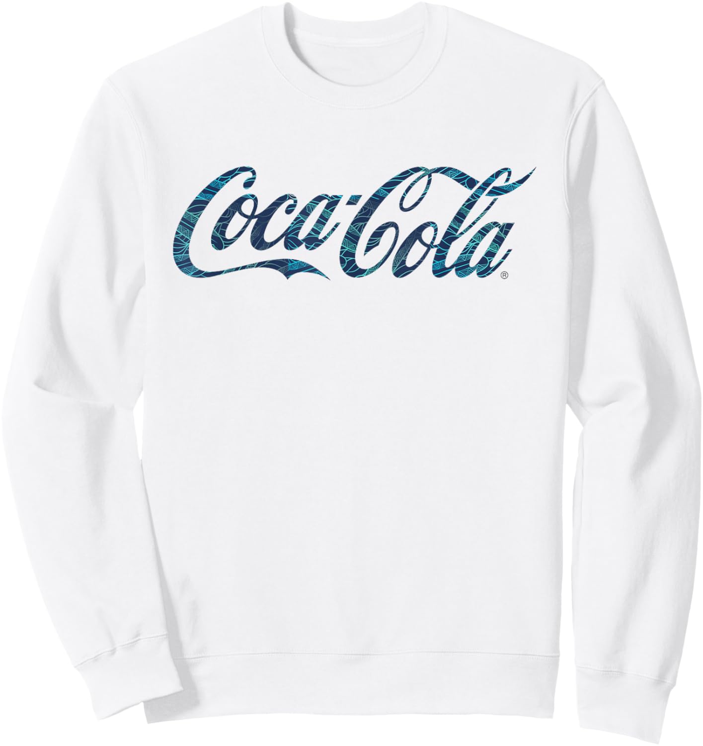 Coca Cola Hawaiian Logo Sweatshirt - Sweatshirt | White