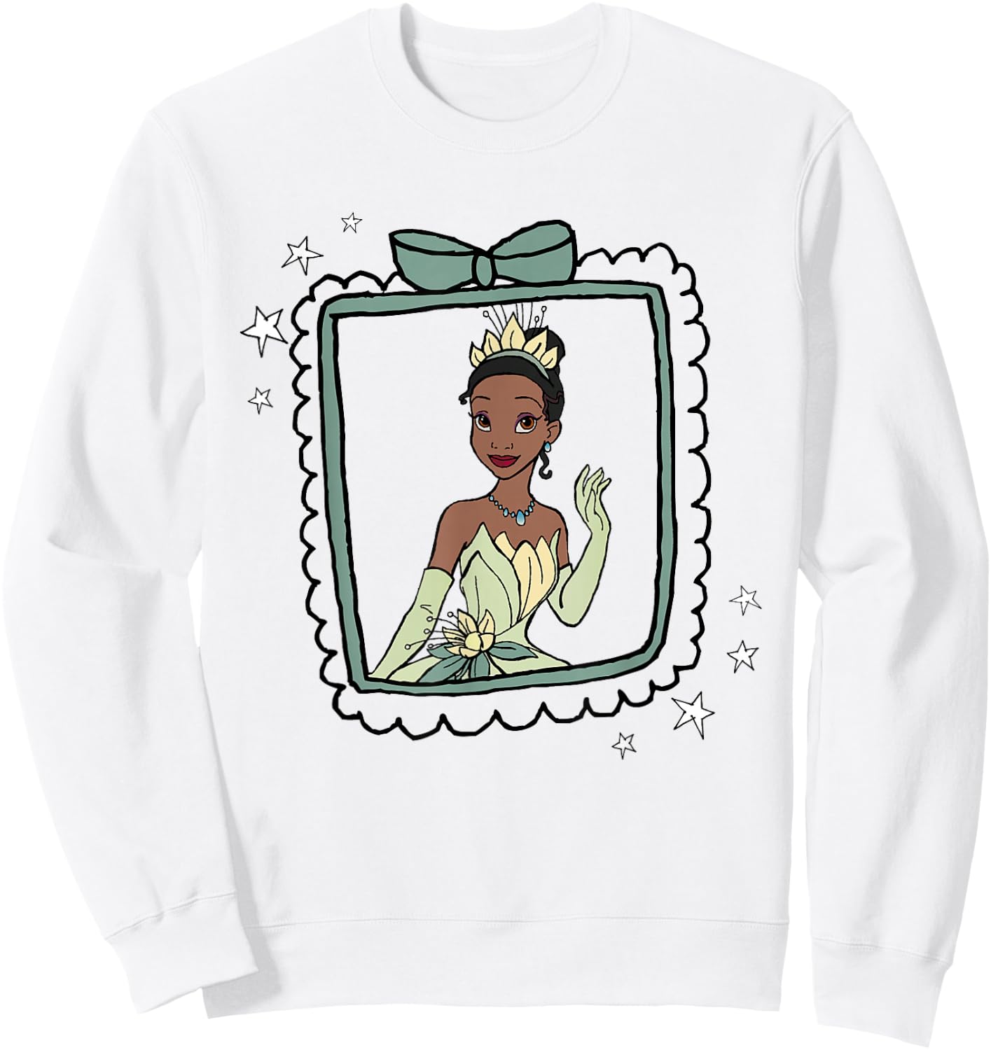 Disney The Princess and The Frog Tiana Portrait Sweatshirt - Sweatshirt | White