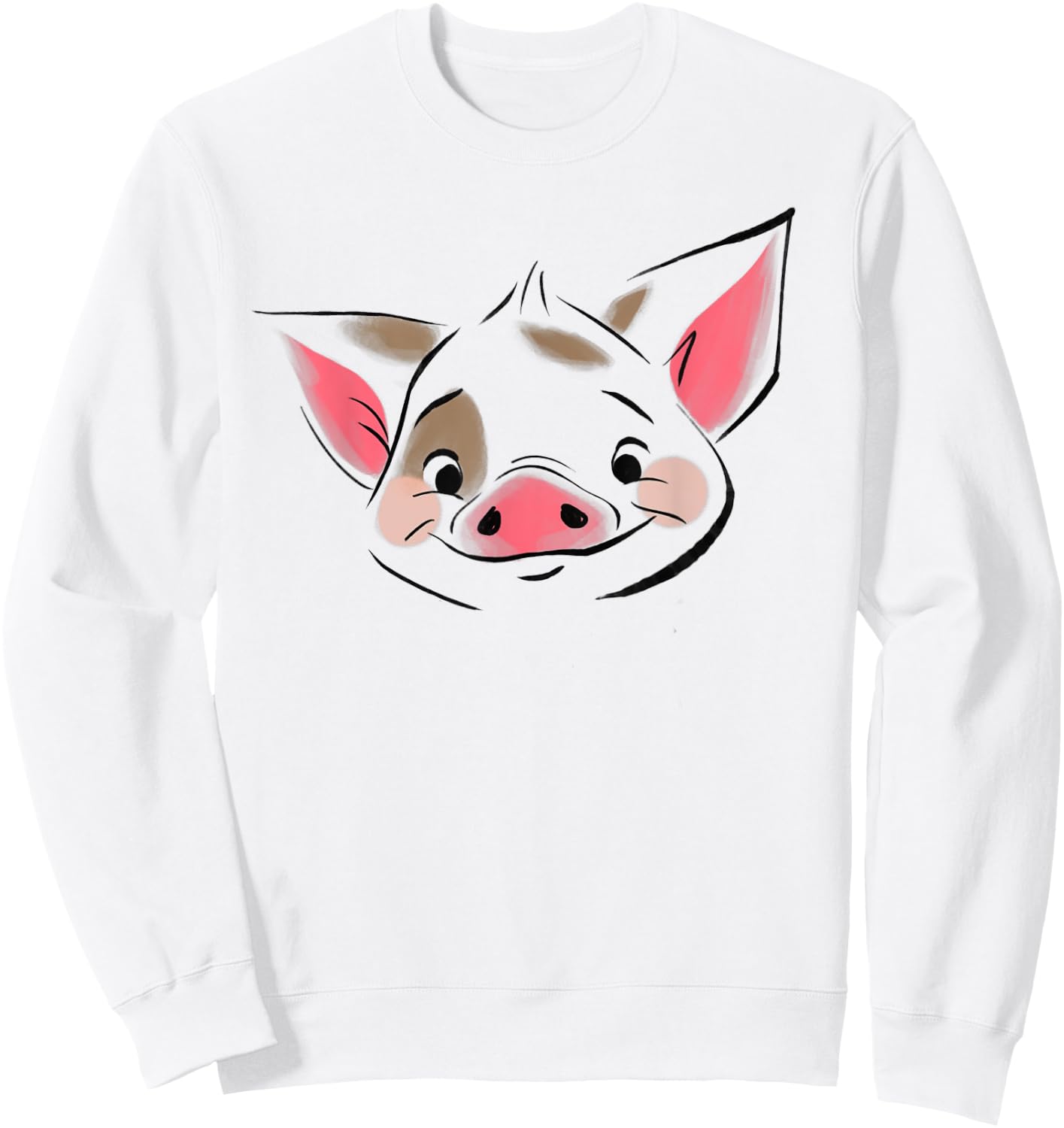 Disney Moana Pua Face Sweatshirt - Sweatshirt | White