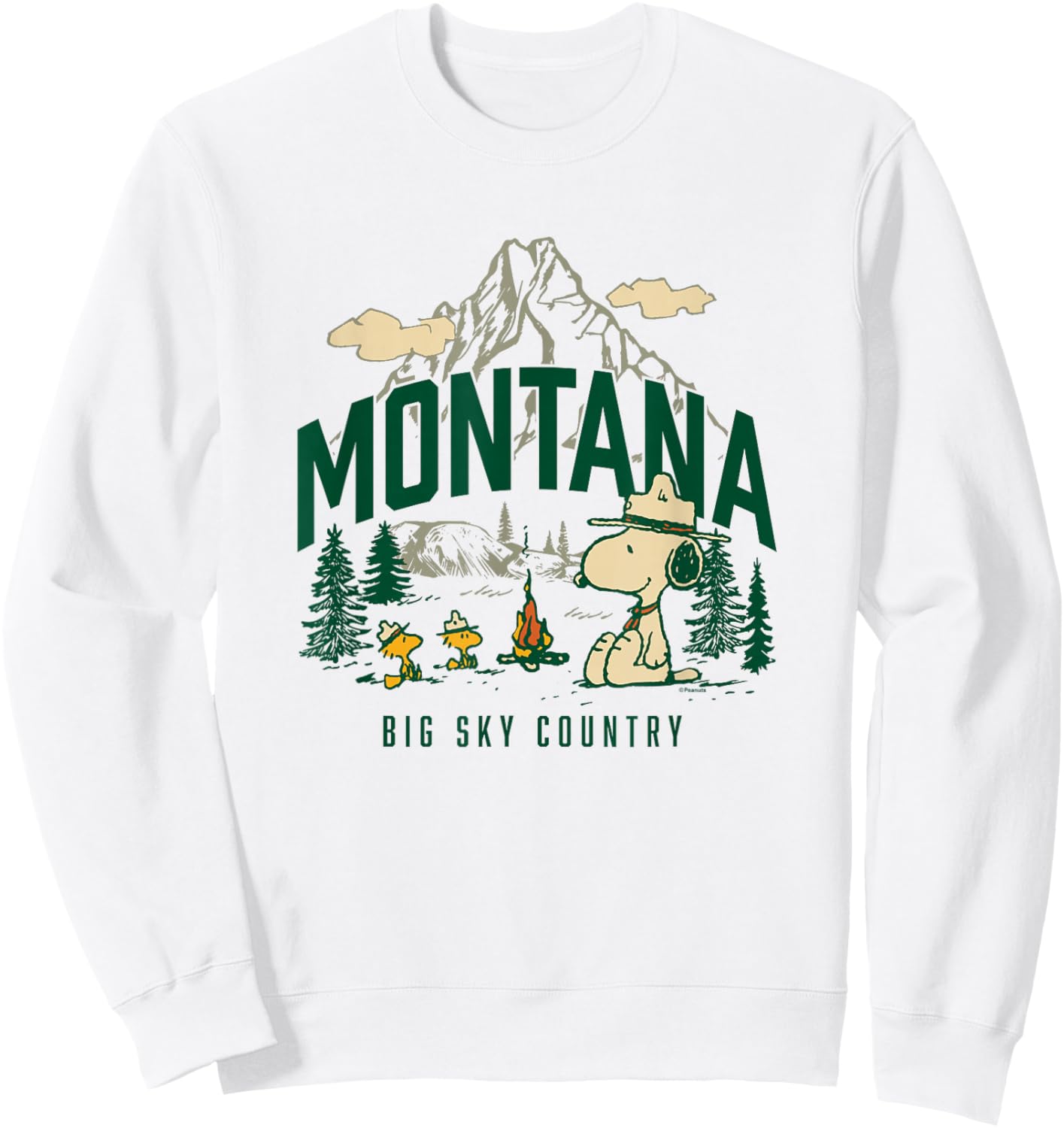 Peanuts - Beagle Scouts Montana Sweatshirt - Sweatshirt | White