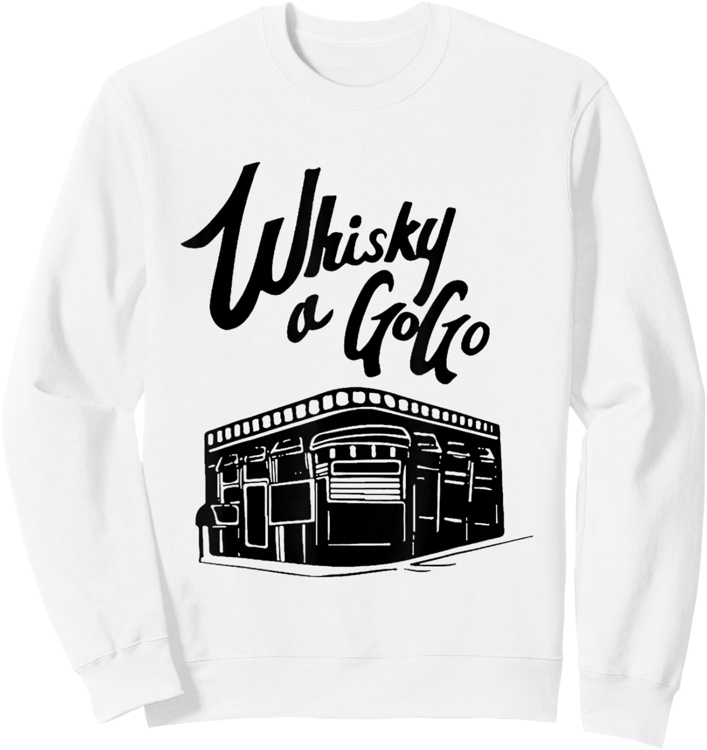 Whisky A Gogo - On The Corner Sweatshirt - Sweatshirt | White