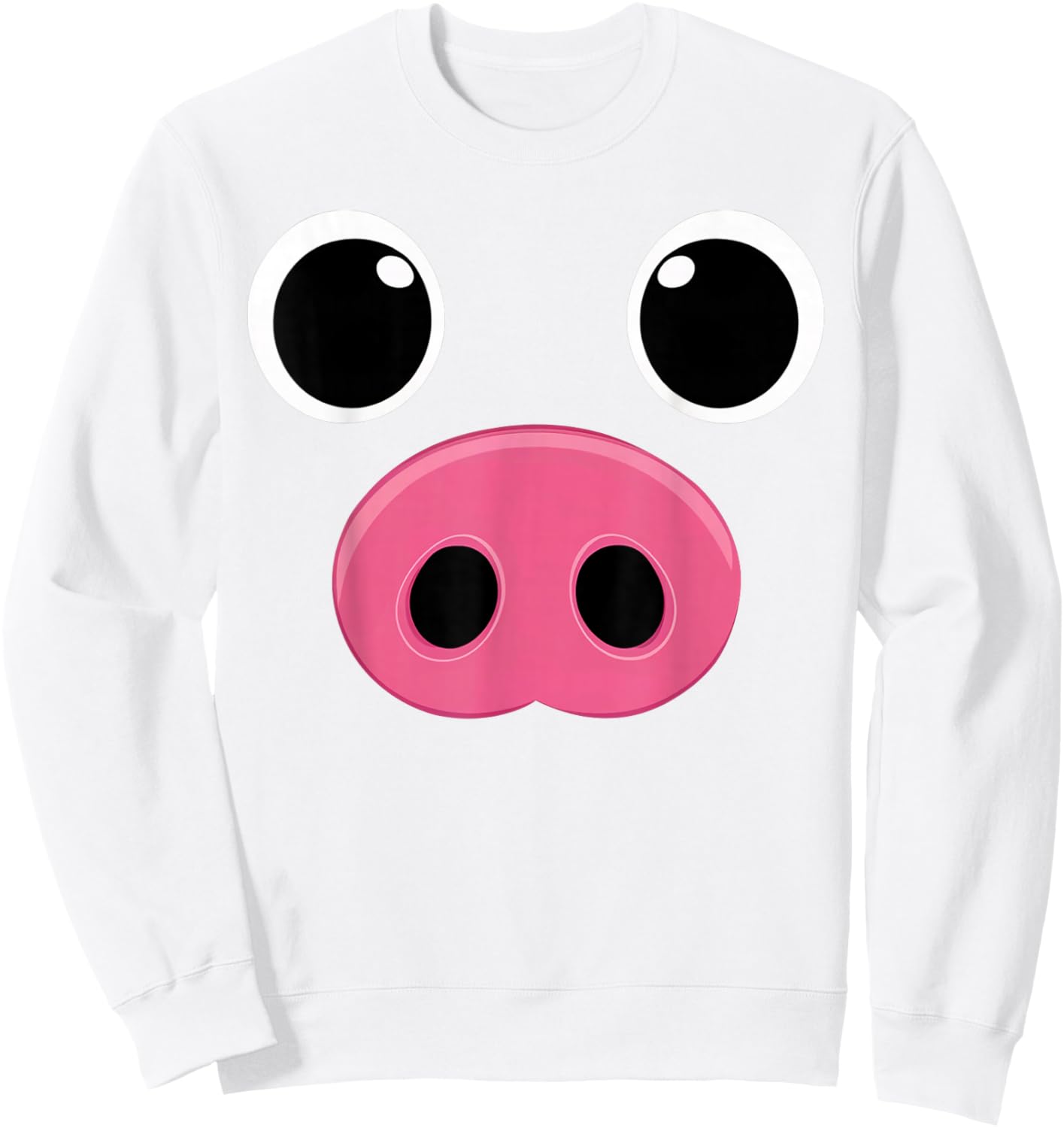 Carnival Pig Face Pig Children Costume Halloween For Kids Sweatshirt - Sweatshirt | White