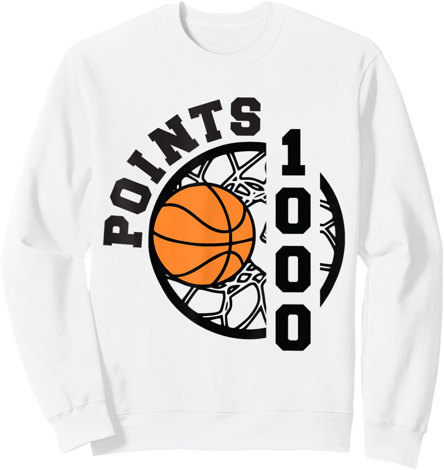 1000 Points Basketball Scorer High School Basketball Boys Sweatshirt - Sweatshirt | White