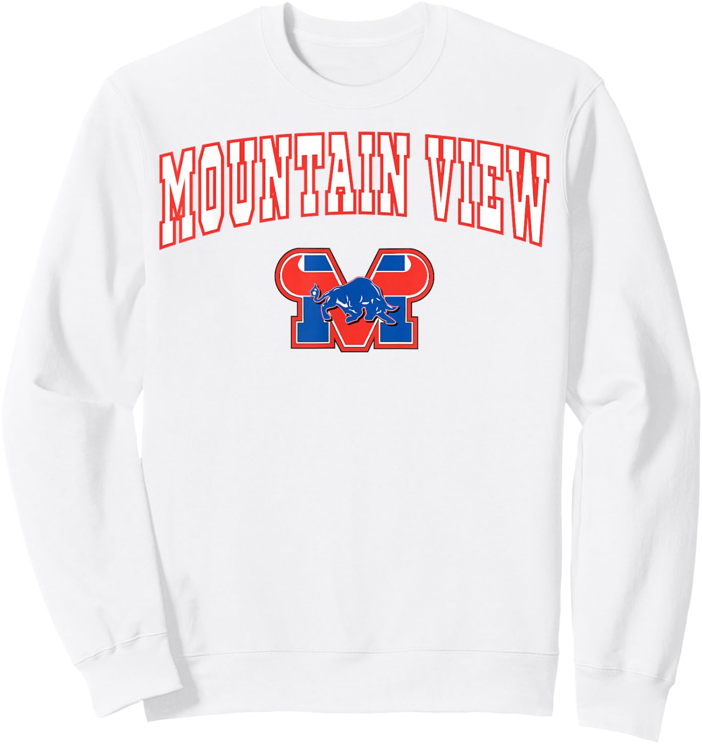 Mountain View High School Toros C2 Sweatshirt - Sweatshirt | White
