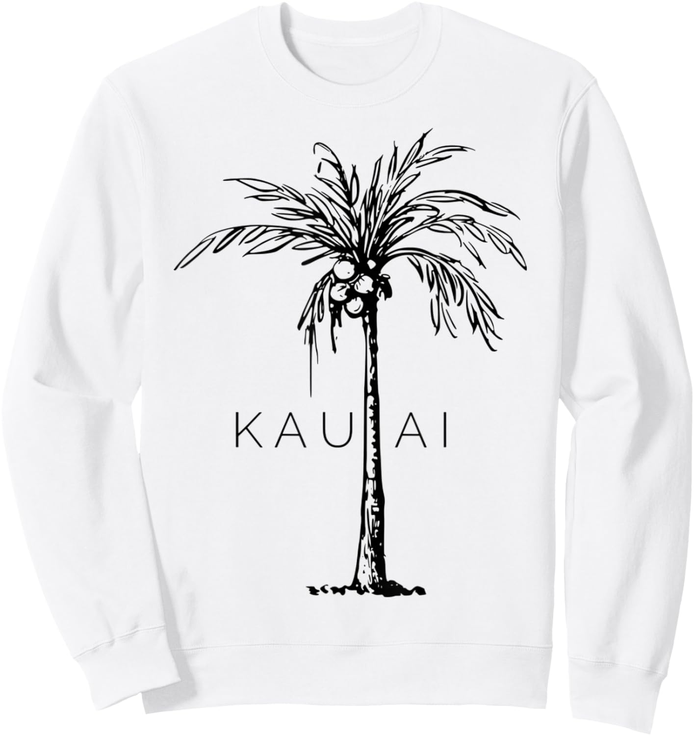 Kauai Hawaii Aloha from The Island. Feel The Aloha Spirit Sweatshirt - Sweatshirt | White