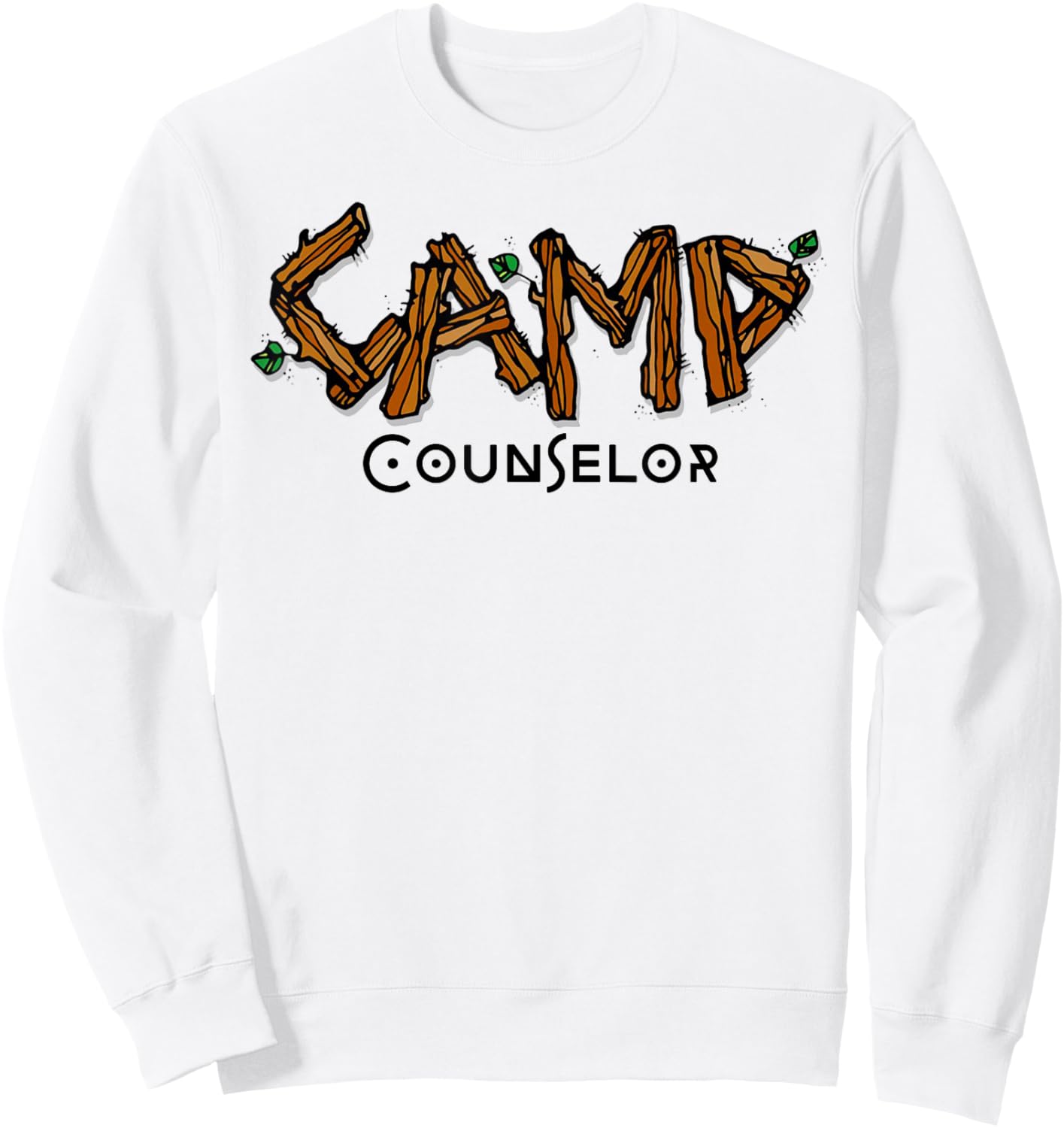Camp Counselor - Matching Staff or Group Team Leader Sweatshirt - Sweatshirt | White