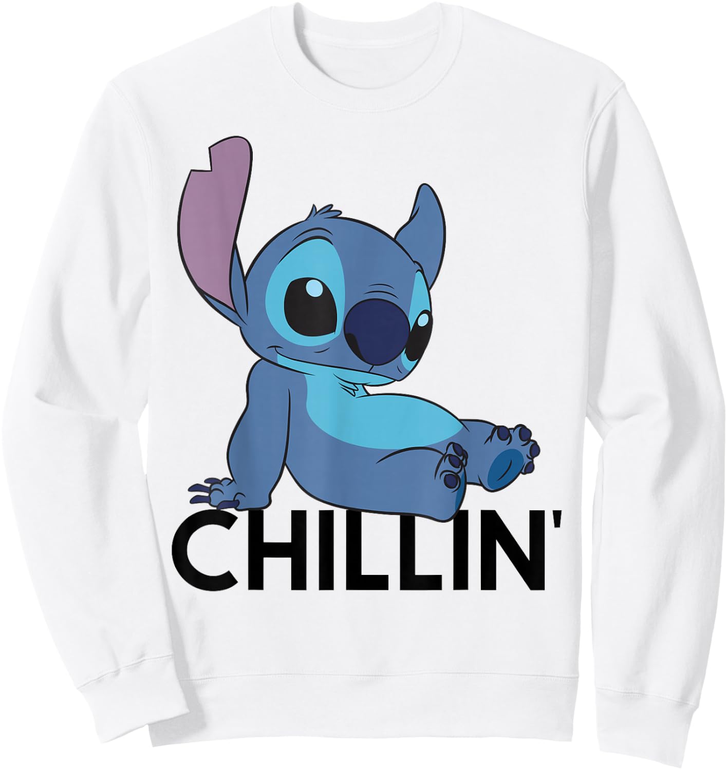 Lilo & Stitch - Chillin Sweatshirt - Sweatshirt | White