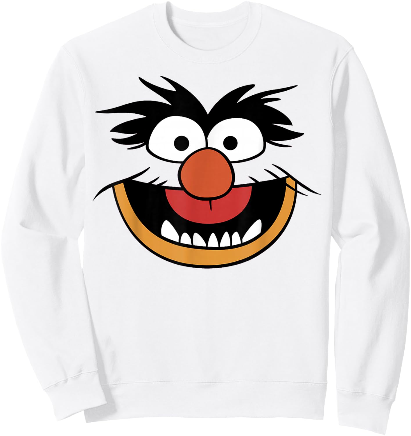 Disney The Muppets Animal Big Face Costume Sweatshirt - Sweatshirt | White