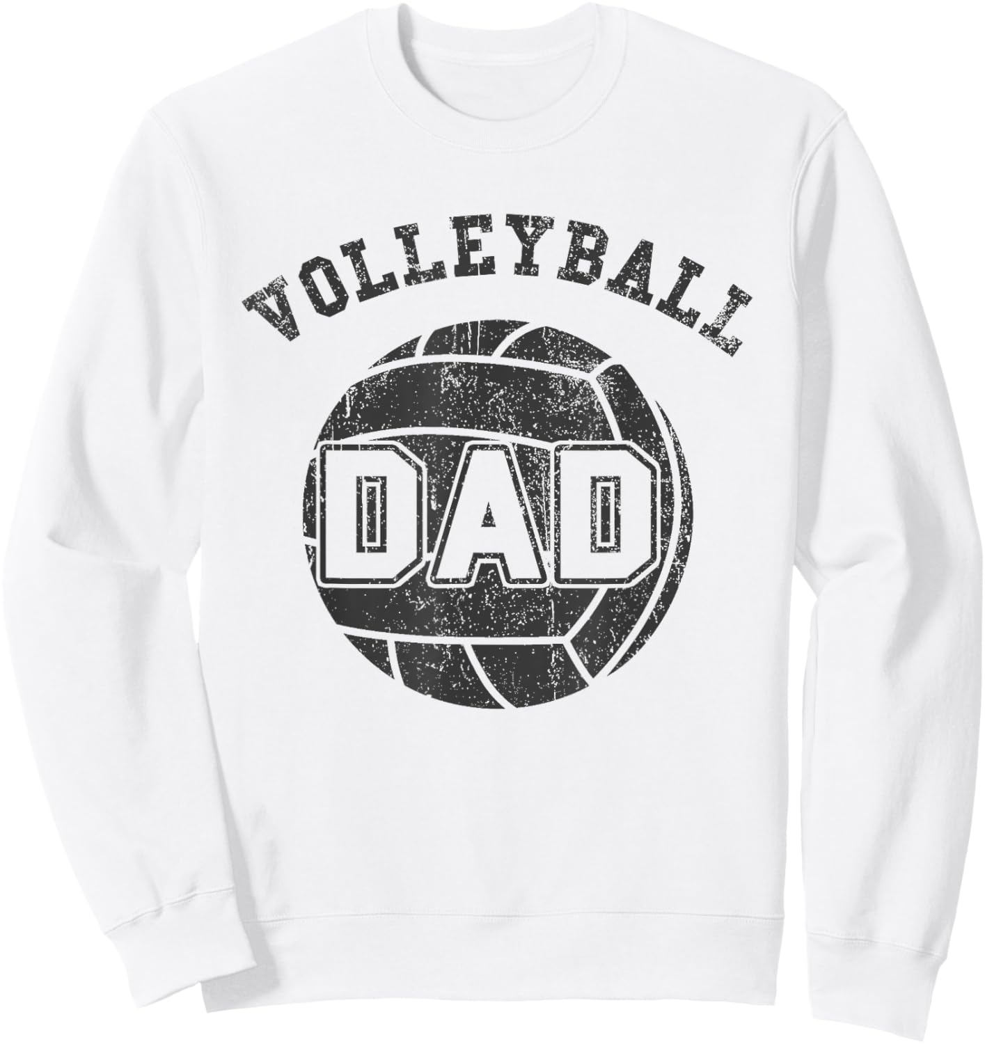 Volleyball Dad Sweatshirt - Sweatshirt | White